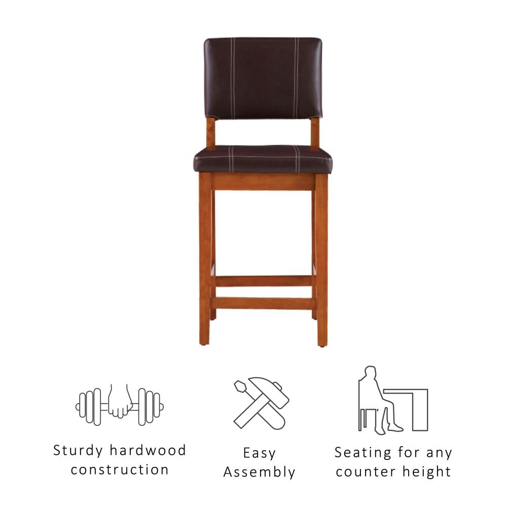 Linon 0210VBRN121-01-KD stools - View #11