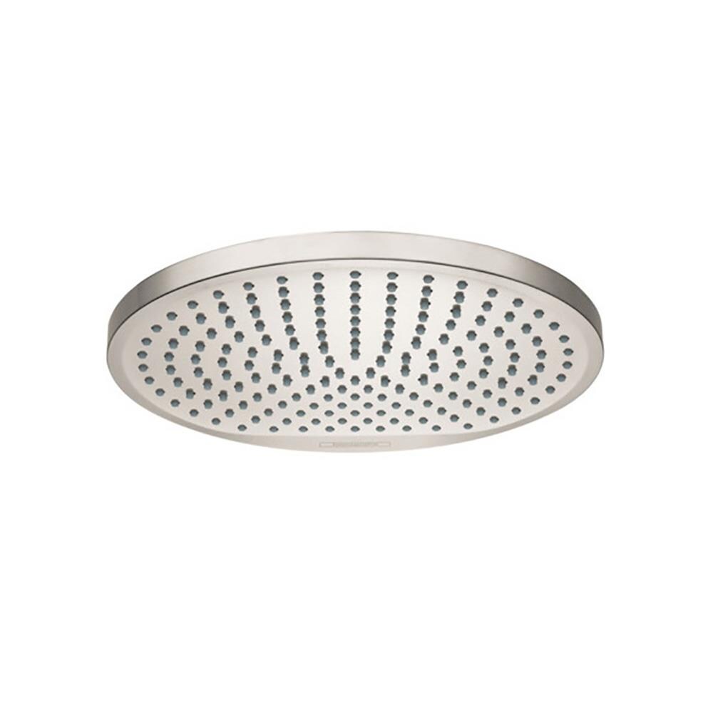 Hansgrohe Crometta Brushed Nickel Round Rain Fixed Shower Head 2 Gpm 7