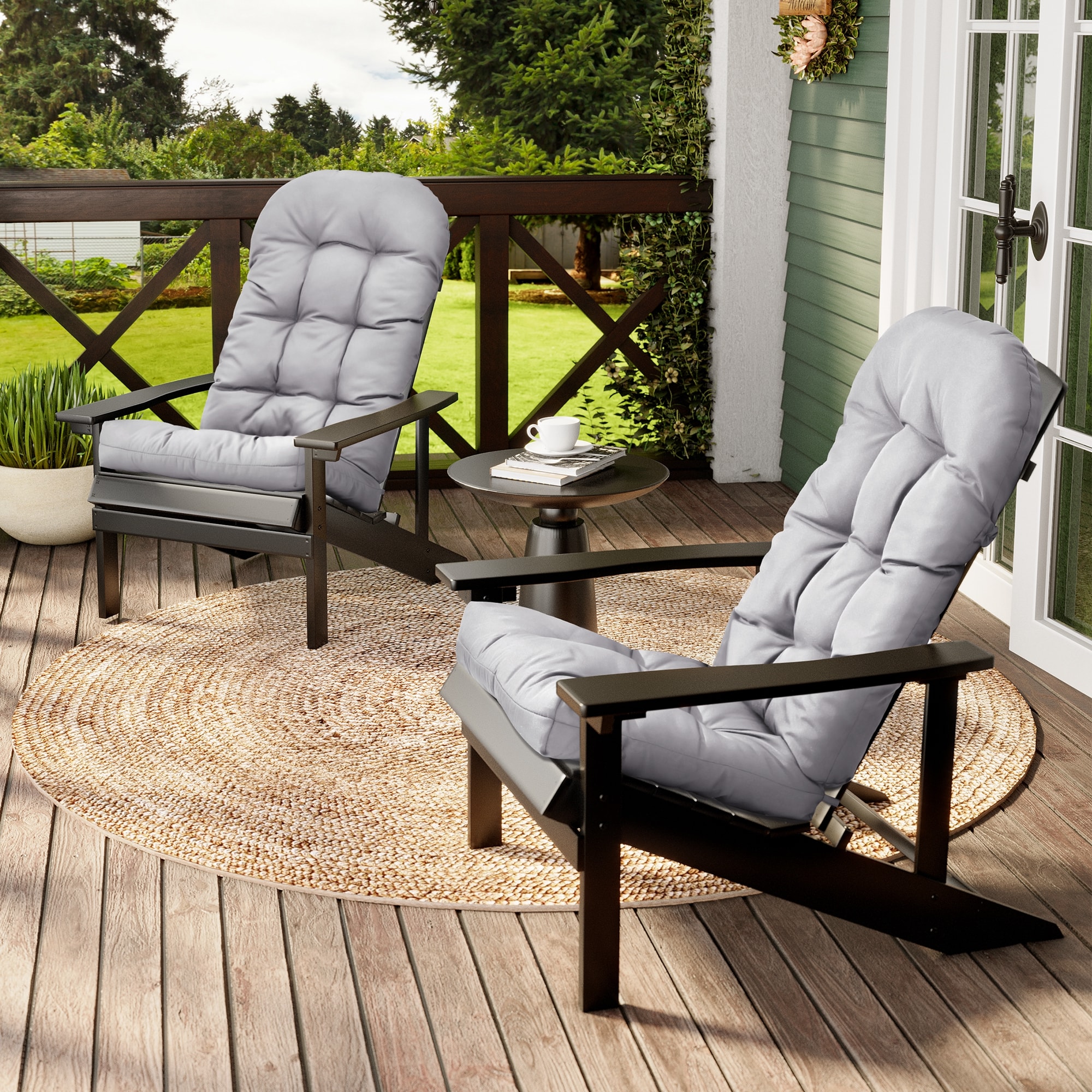 CloudFly CL-CU002LGY-1 Patio-Furniture-Cushions - View #11
