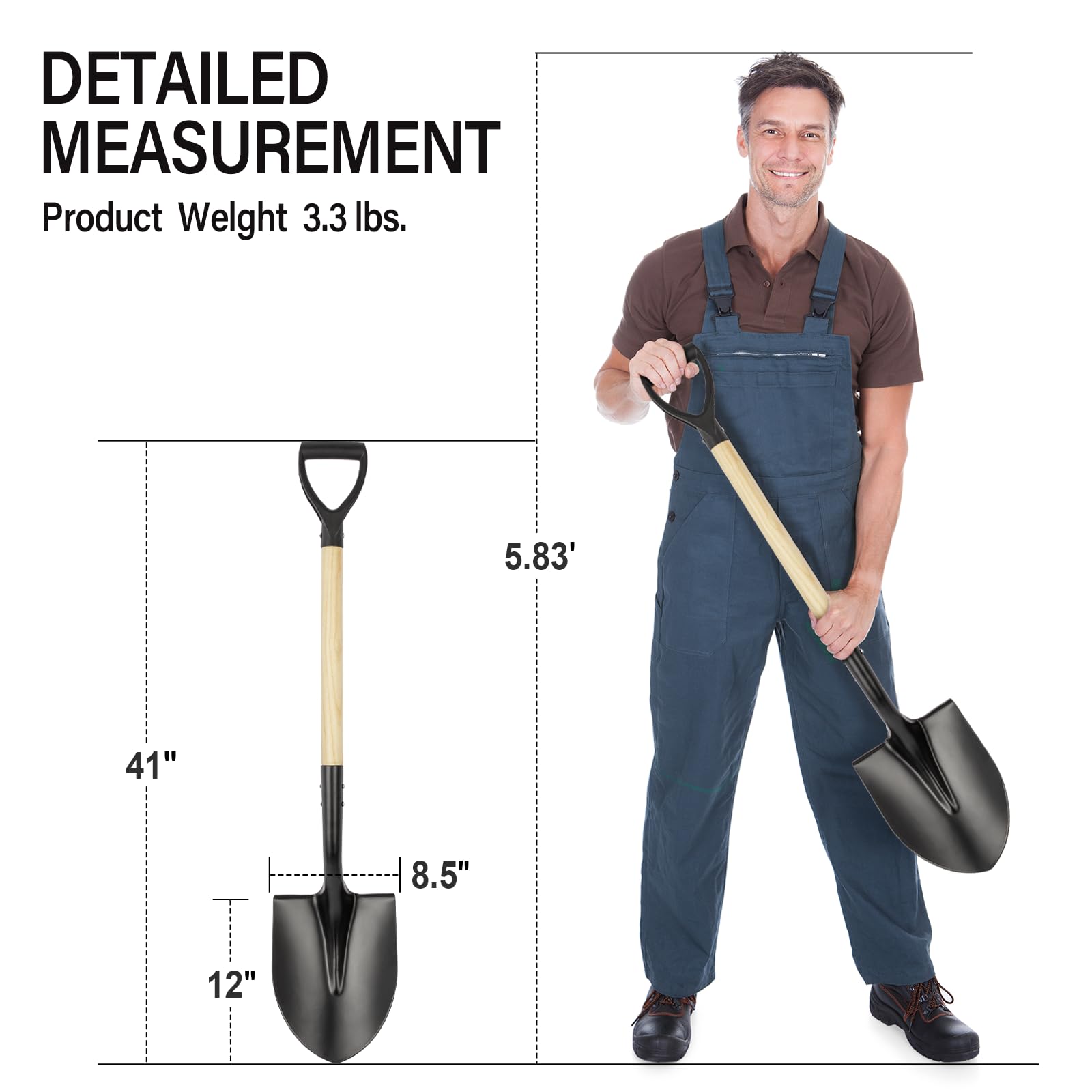 Wudkey L4-WD2S5H Shovel-Spade - View #2