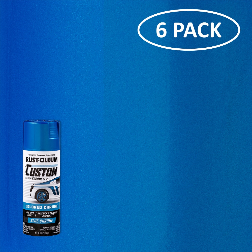 Rust-Oleum Automotive Custom 6-Pack Gloss Blue Spray Paint (NET WT. 11-oz)  in the Spray Paint department at
