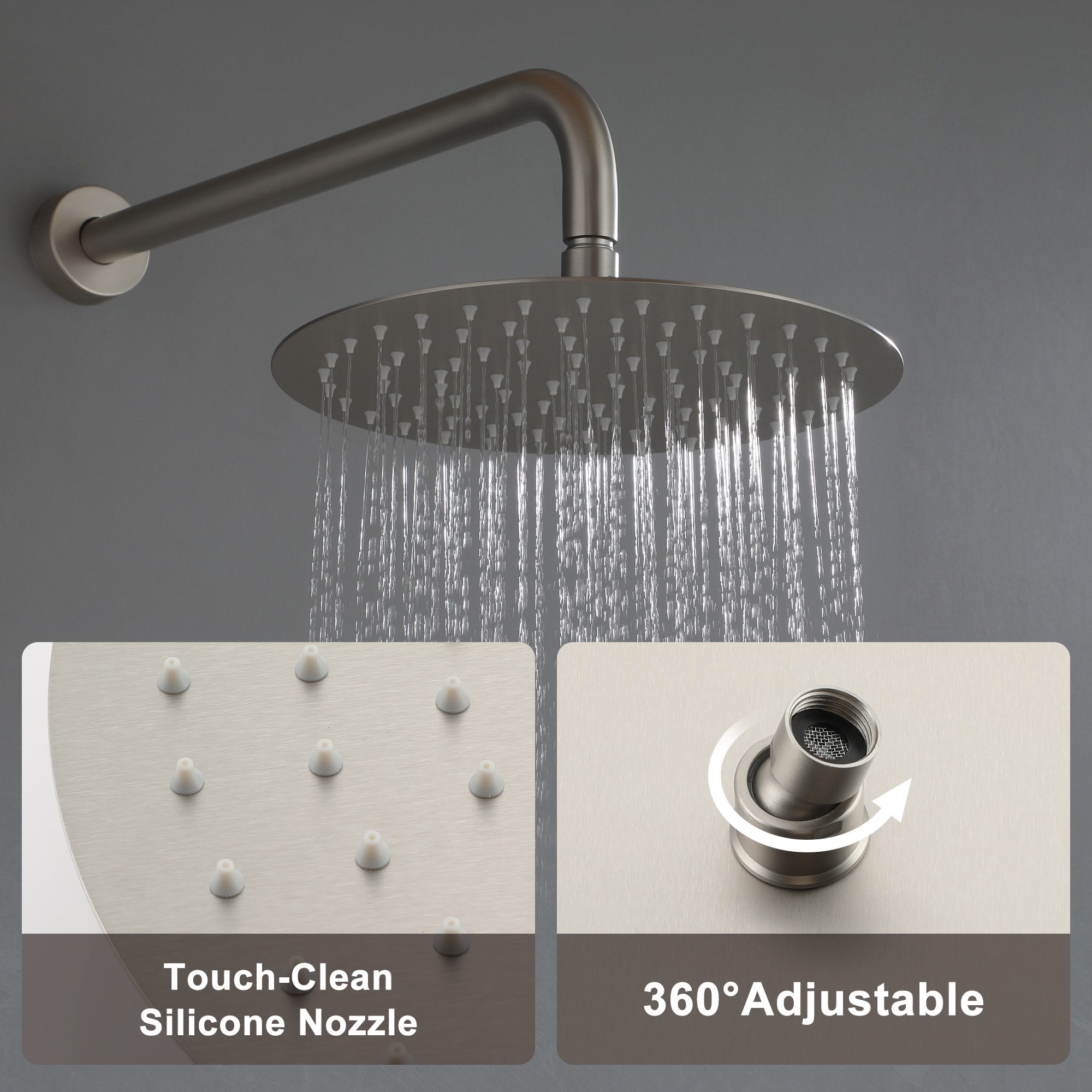Clihome CHMS-16BN-A3806 Showerhead-Bar-Panels - View #5