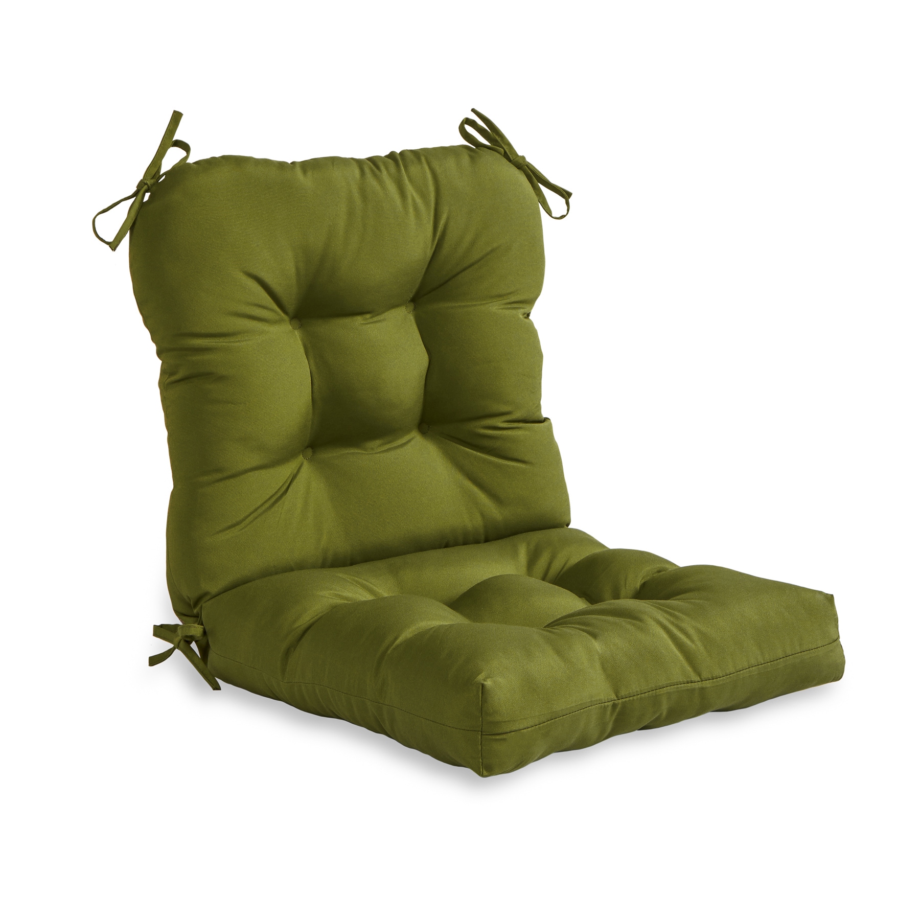 Greendale Home Fashions OC5808-HUNTER 19-in x 19-in Hunter Patio chair cushion