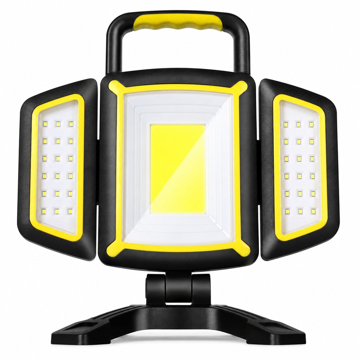 Aoibox -  30W 3000 Lumen LED Work Light with 5 Modes 360 Rotating Foldable Dual Side Panels and M...