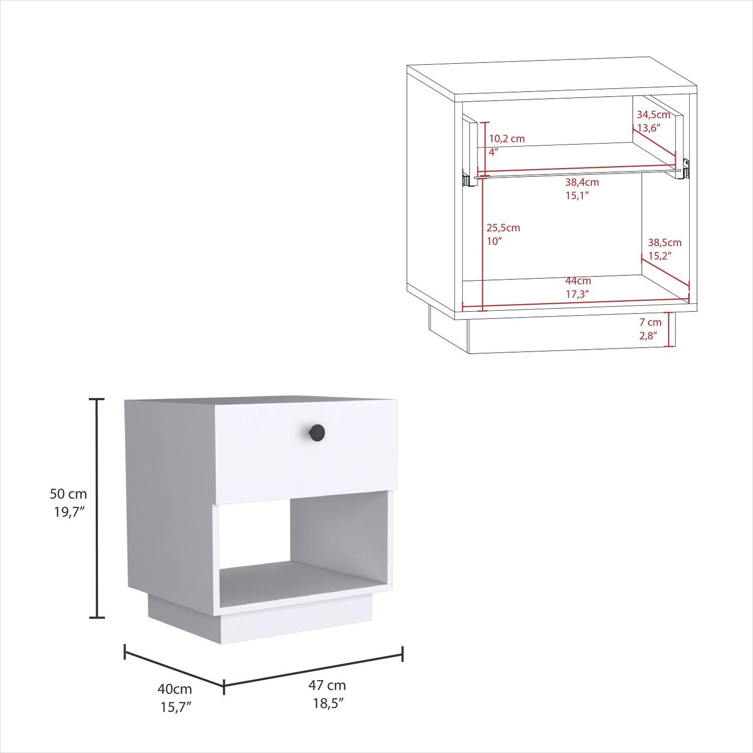 SunJet 23RE9EJA6863 nightstands - View #4