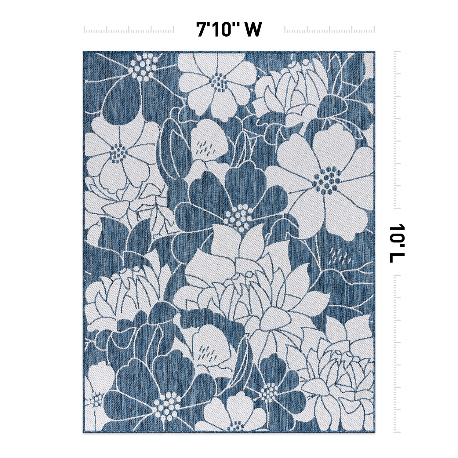 World Rug Gallery 115NAVY8X10 rugs - View #3