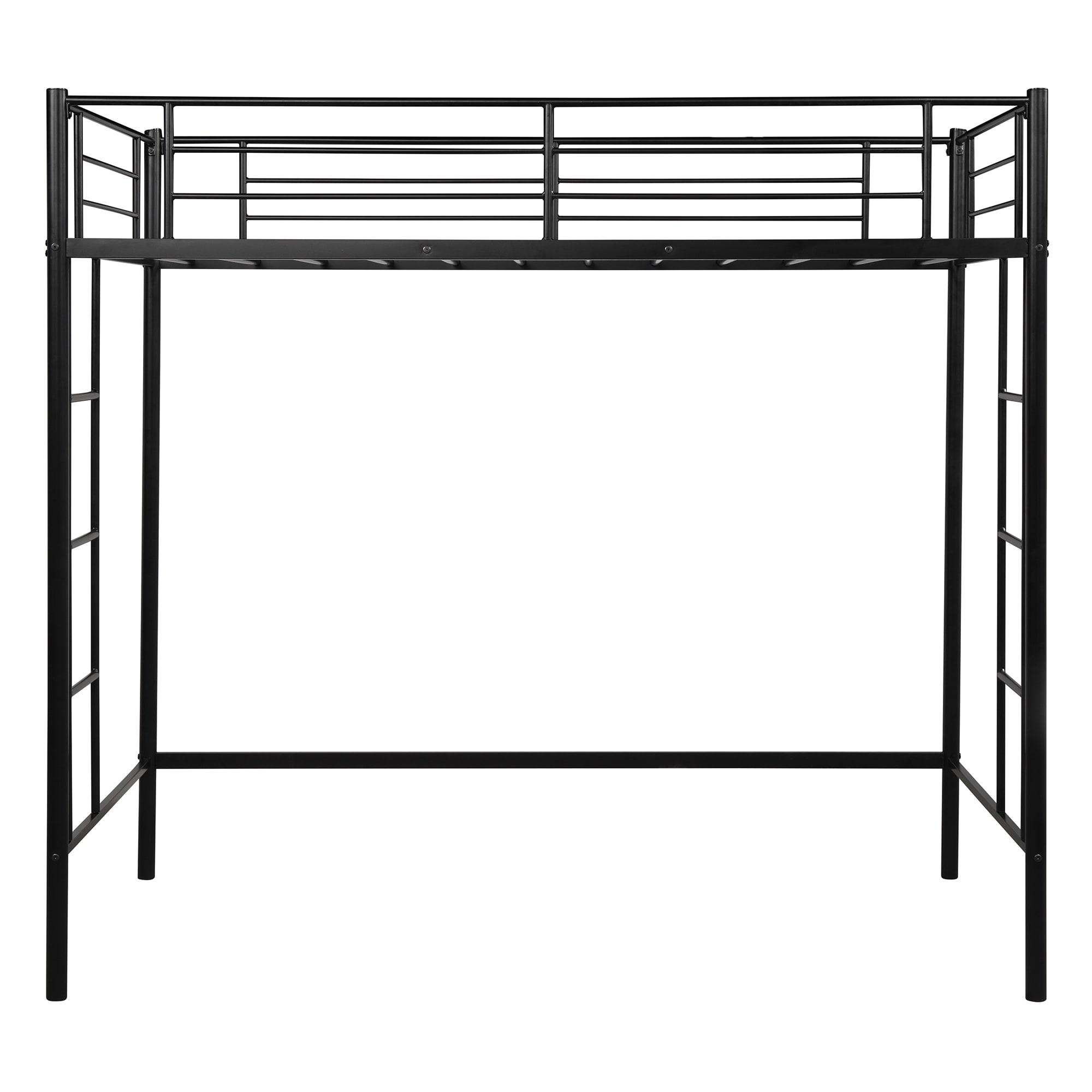 twin-loft-bed-with-sturdy-steel-bunk-beds-at-lowes