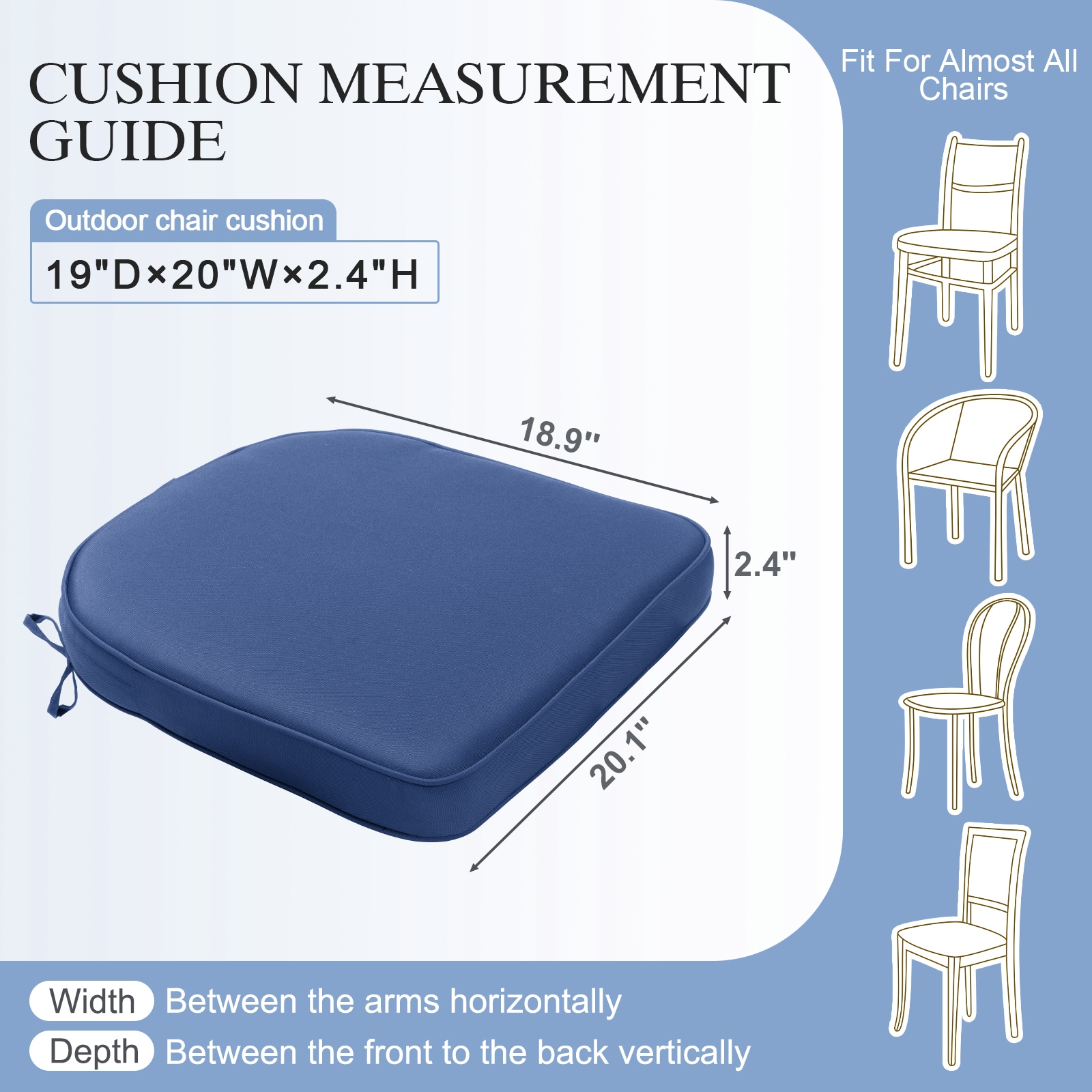 Aoodor A283-PNENE Patio-Furniture-Cushions - View #2