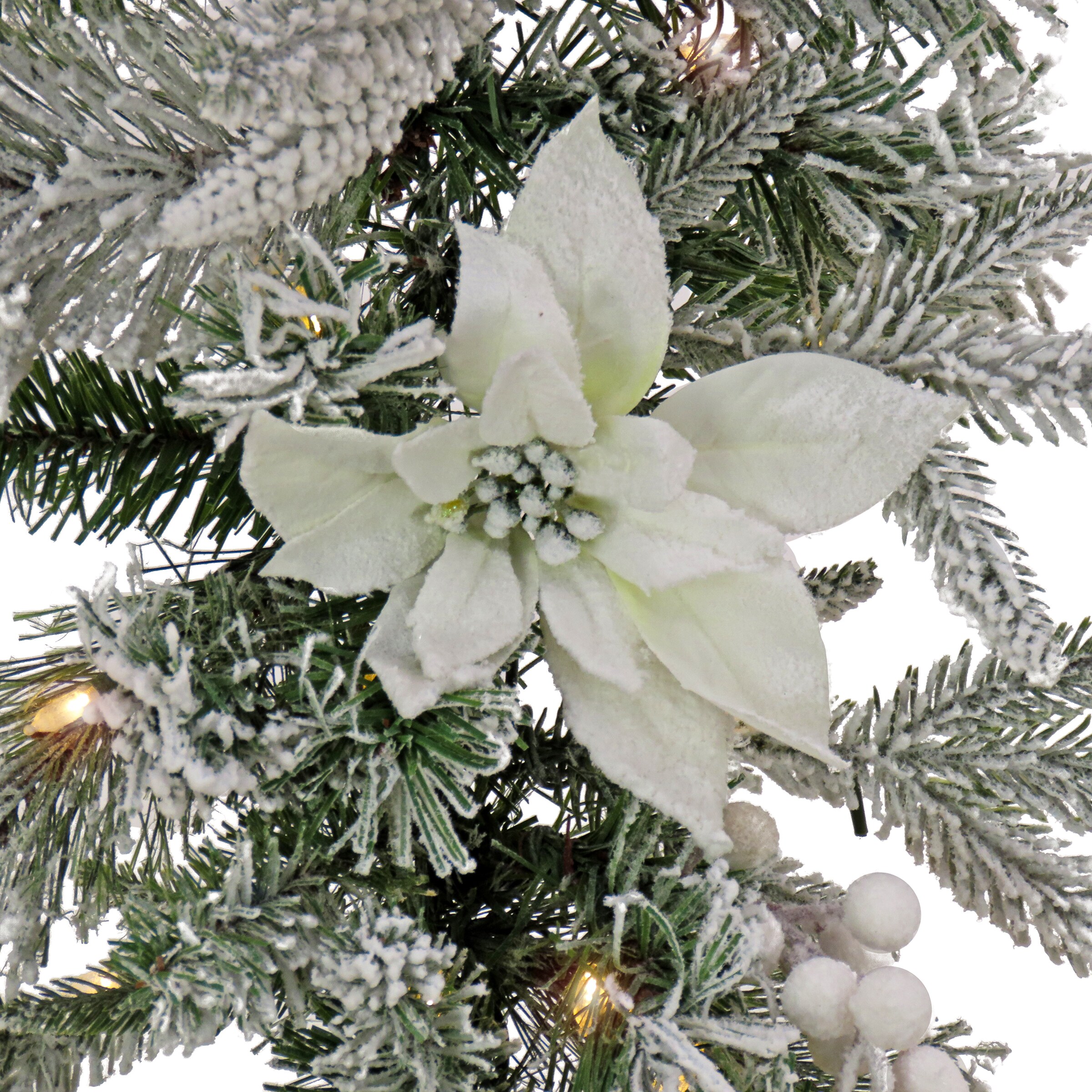 National Tree Company QPECO8-300-4A-B Artificial-Christmas-Garland - View #2