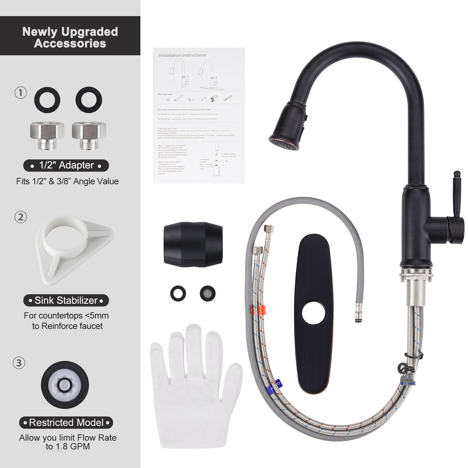 WOWOW 2310101RB-LW Kitchen-Faucets - View #8