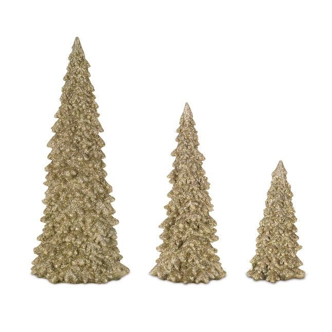 Melrose International 11.75-in Figurine Christmas Tree(s) (6-Pack ...