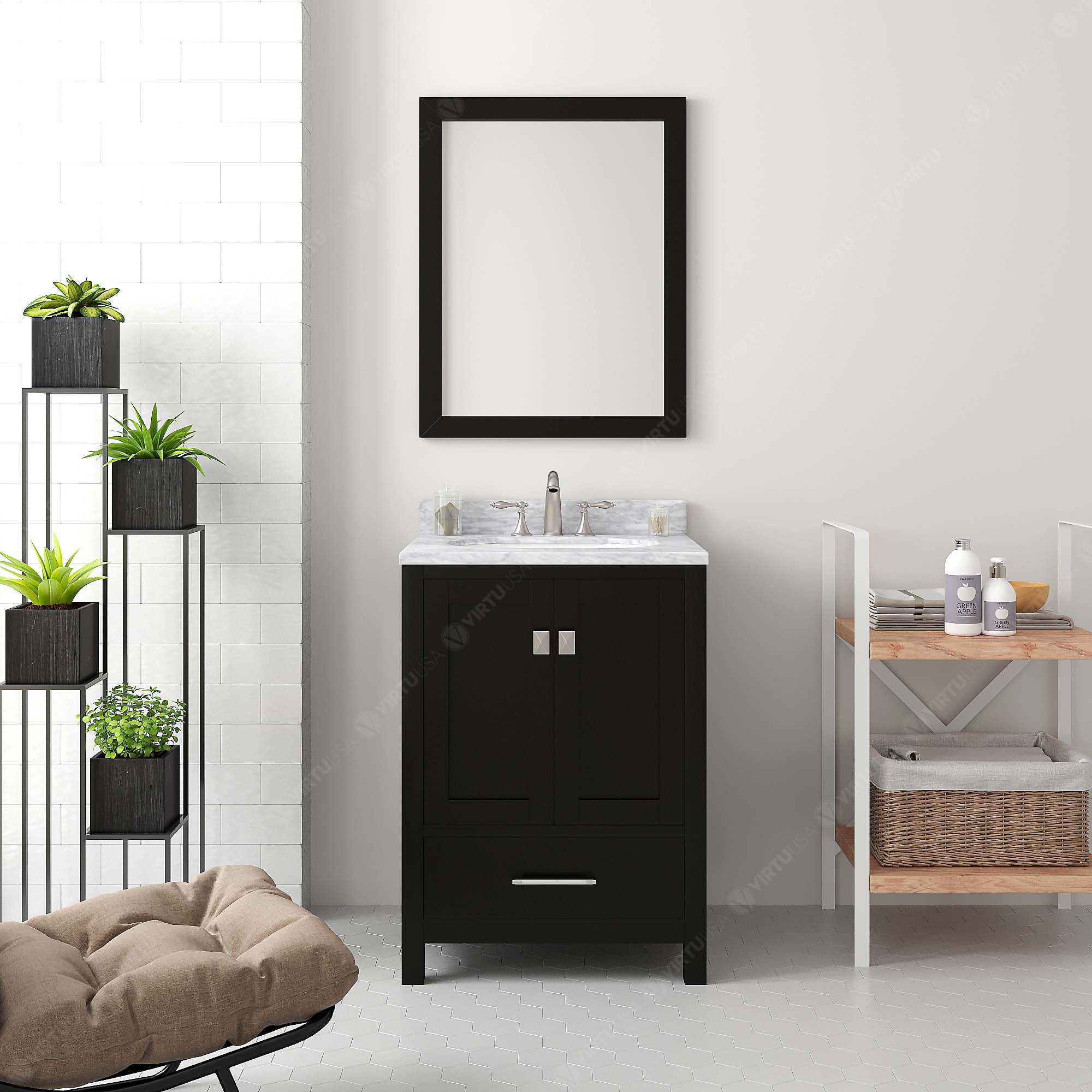 Virtu USA GS-50024-WMRO-ES Bath-Vanity-Combo - View #2