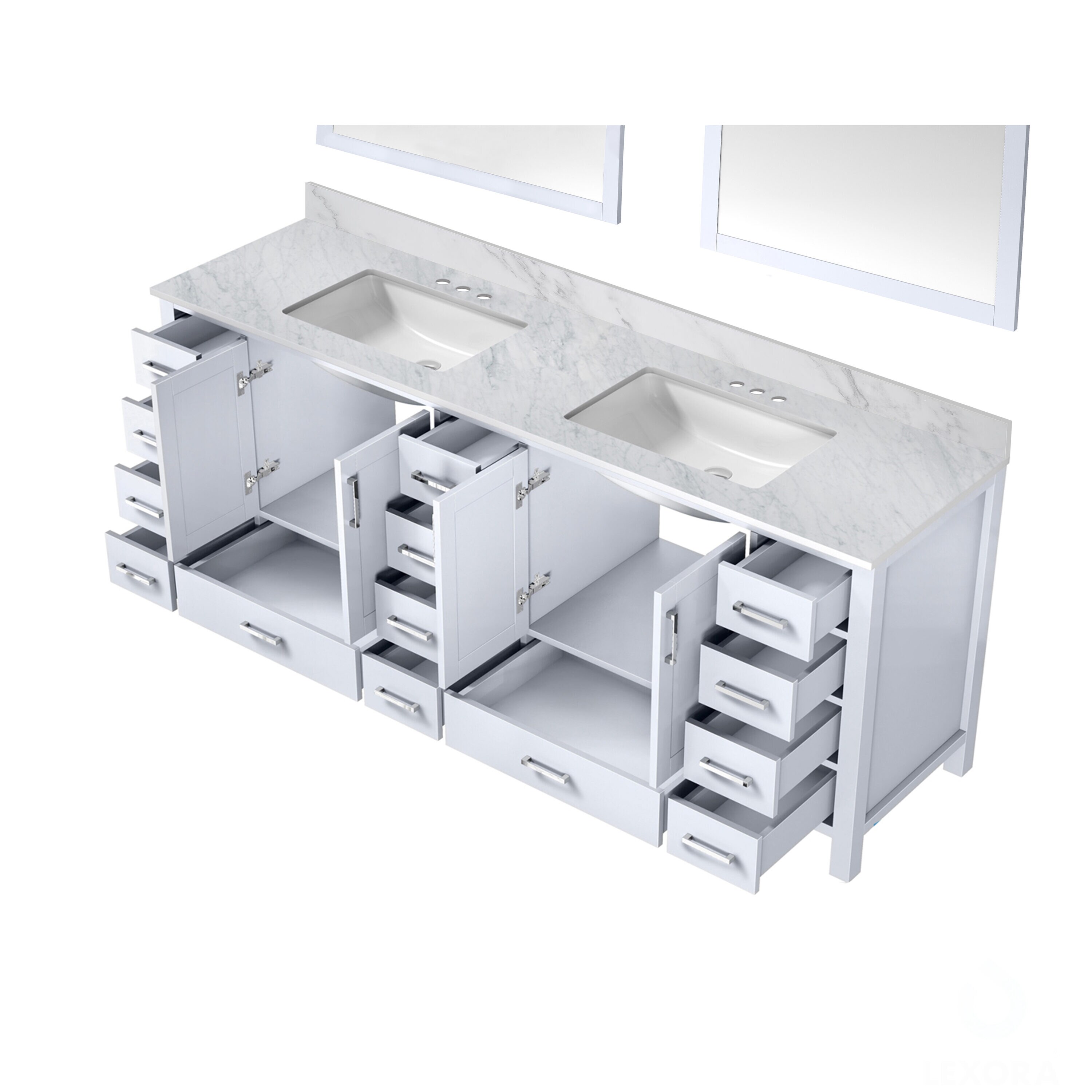 Lexora LJ342284DADSM34 Bath-Vanity-Combo - View #5