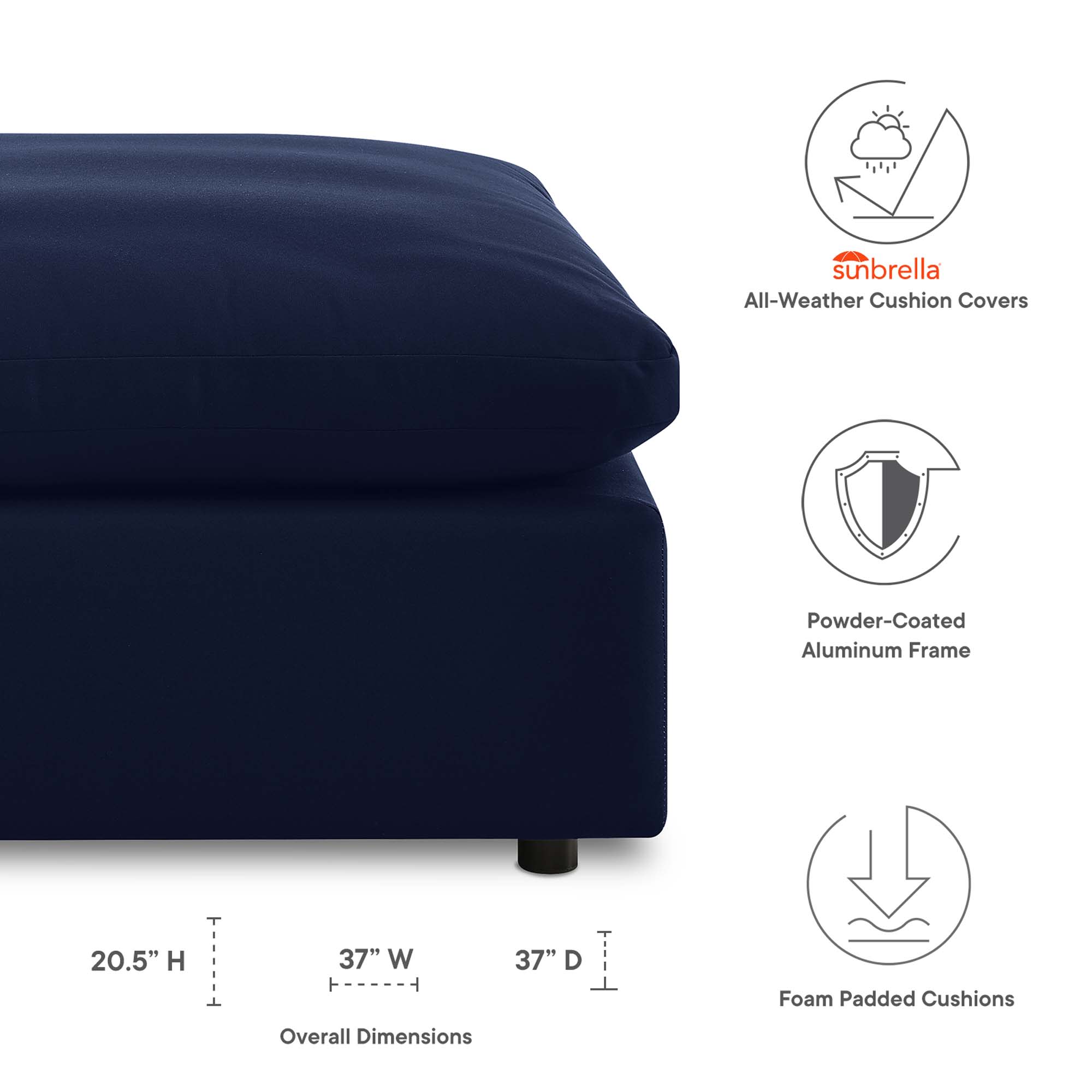 Modway EEI-4906-NAV Stools-Ottomans - View #2