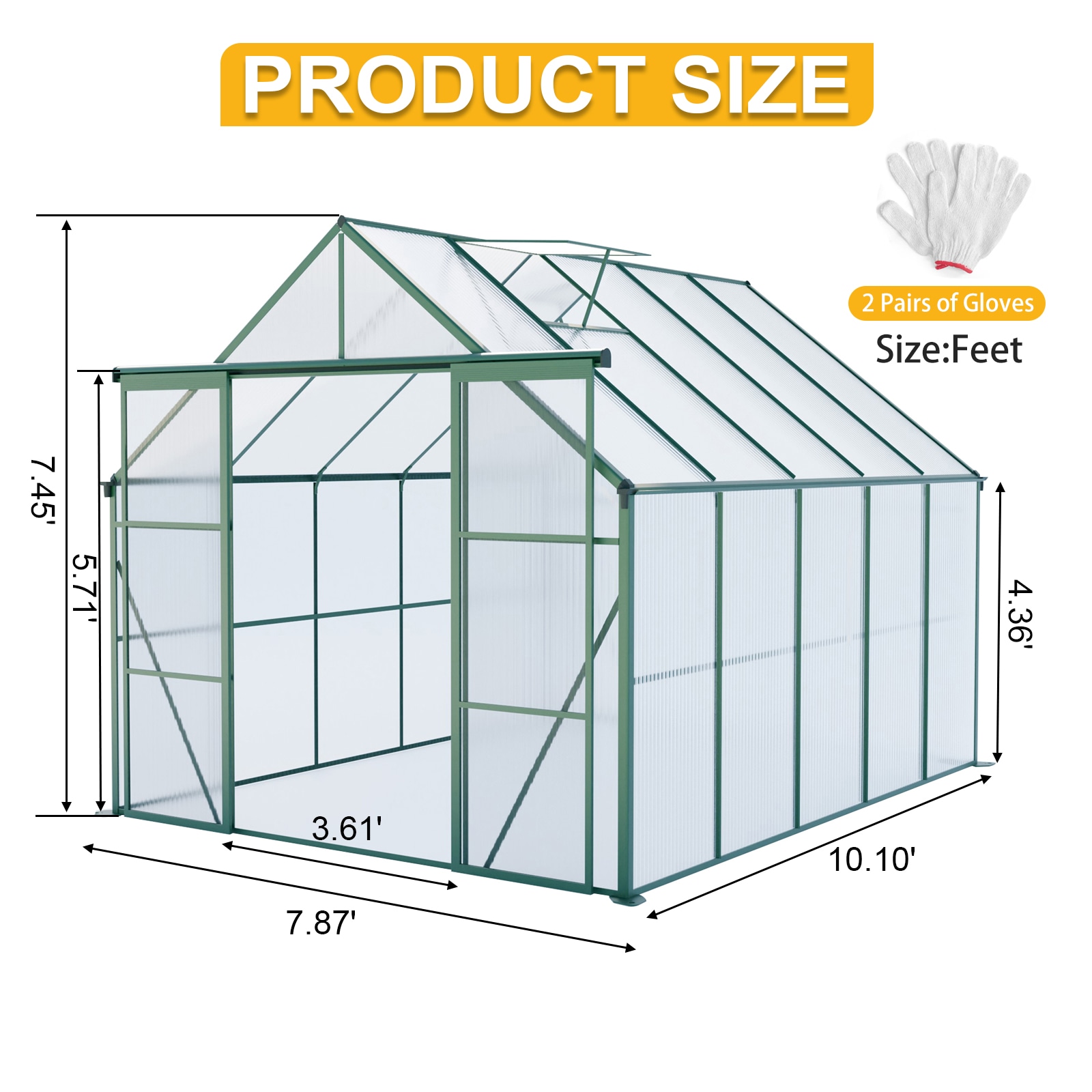 Mondawe MD-TP17-AAK greenhouses - View #7