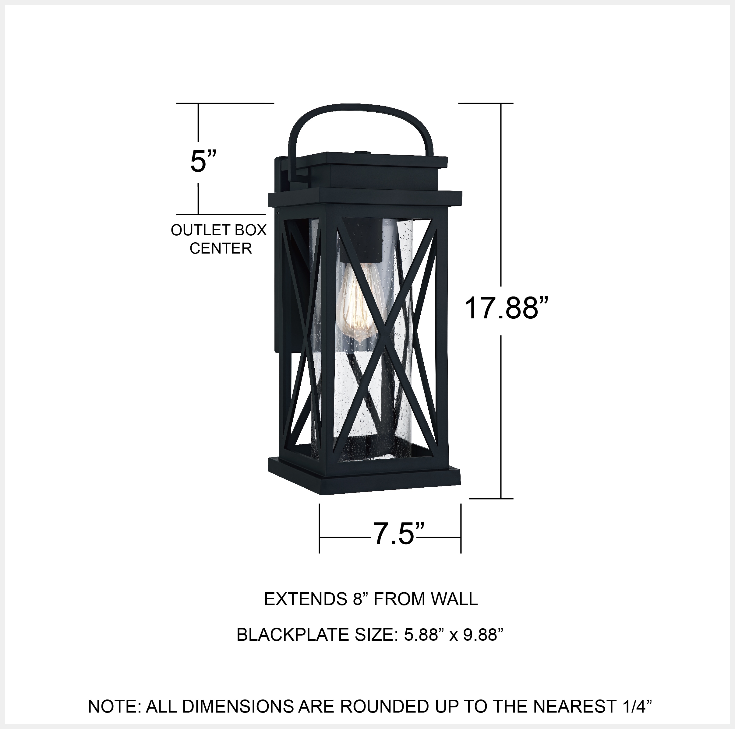 Quoizel LWS33898B Outdoor-Wall-Lighting - View #10