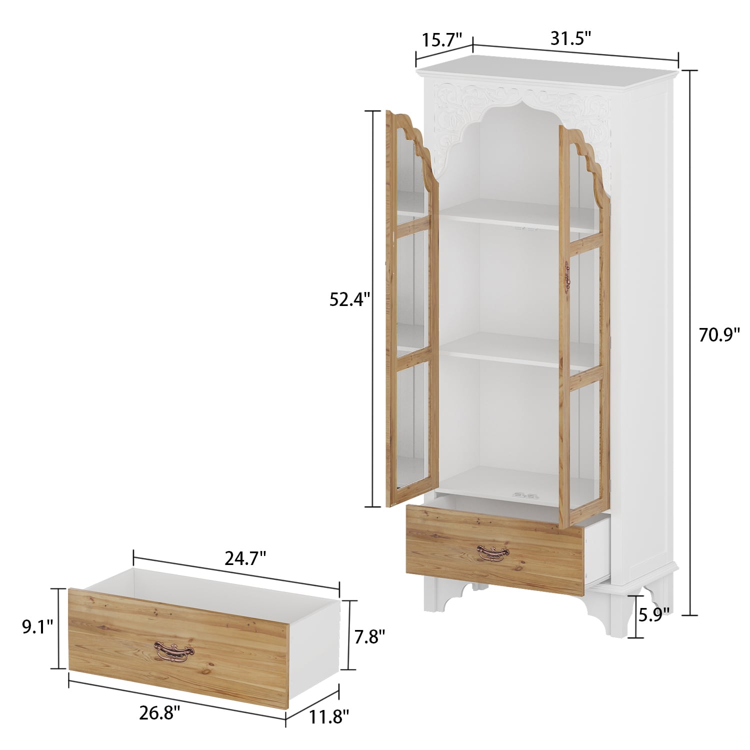 FUFU&GAGA LJY-KF390036-01 Dining-Kitchen-Storarge - View #15