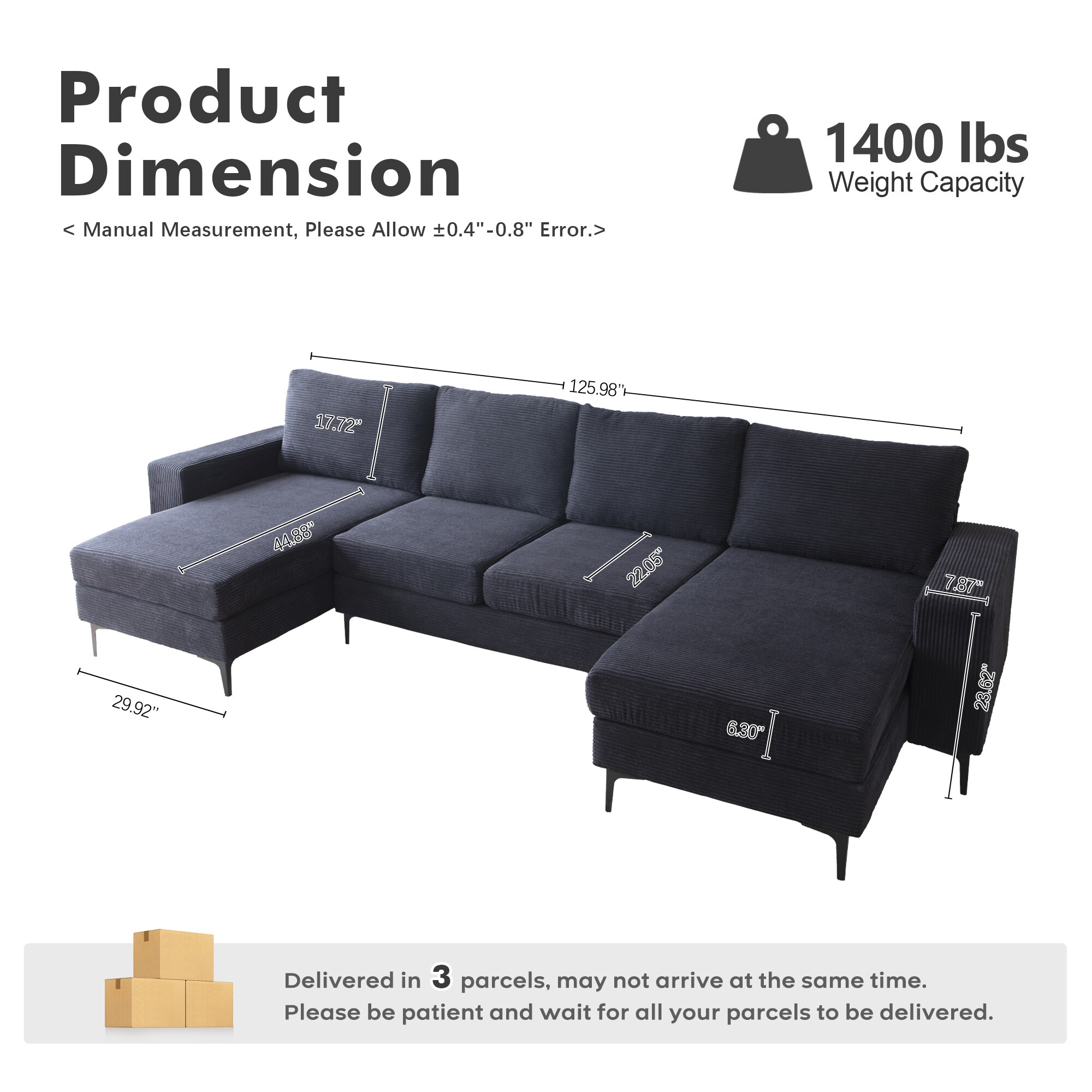 Caodoc L5-KIKI400-2 Sofas-Loveseats - View #2