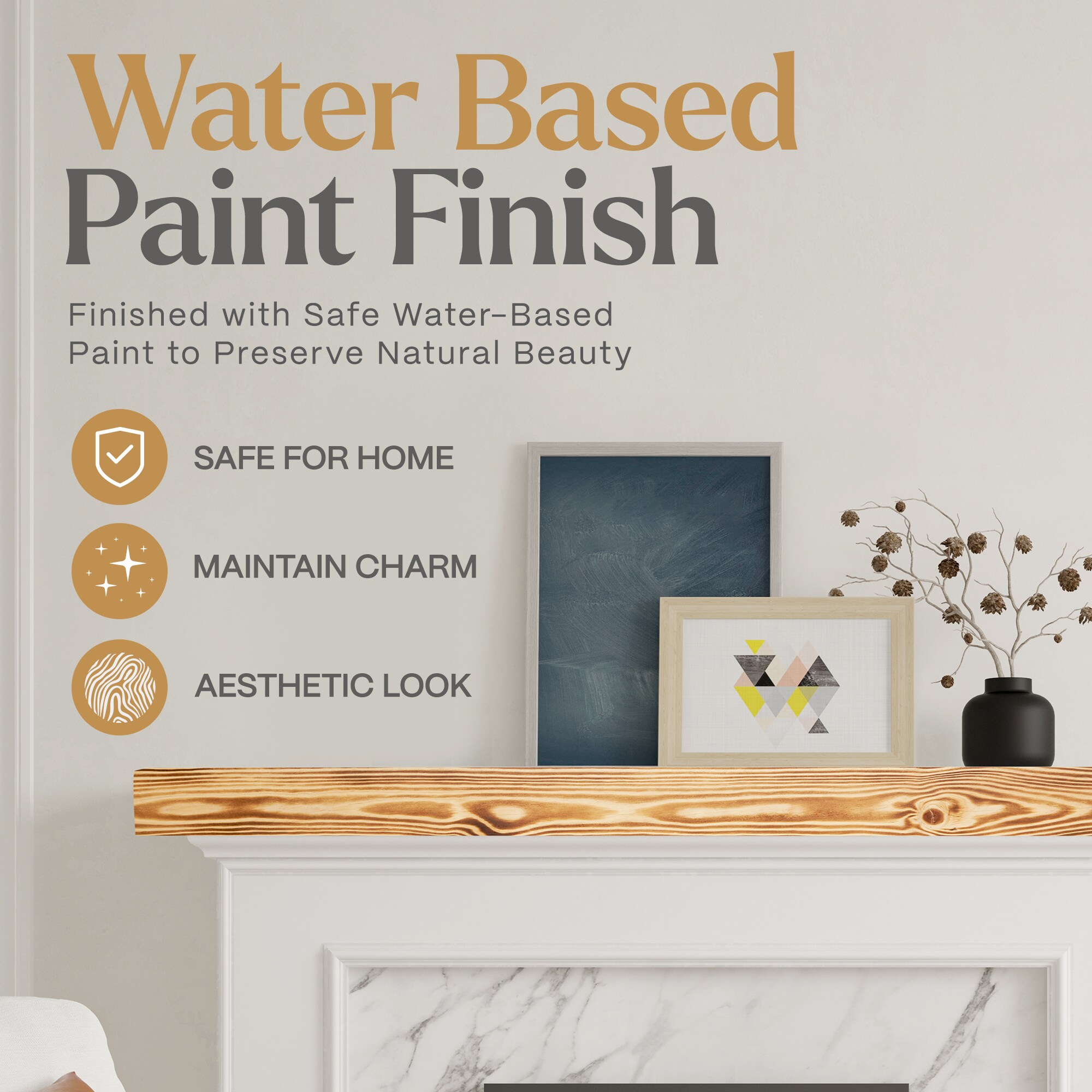 Luxe Surface Group 48 BURN Mantel-Shelves - View #7