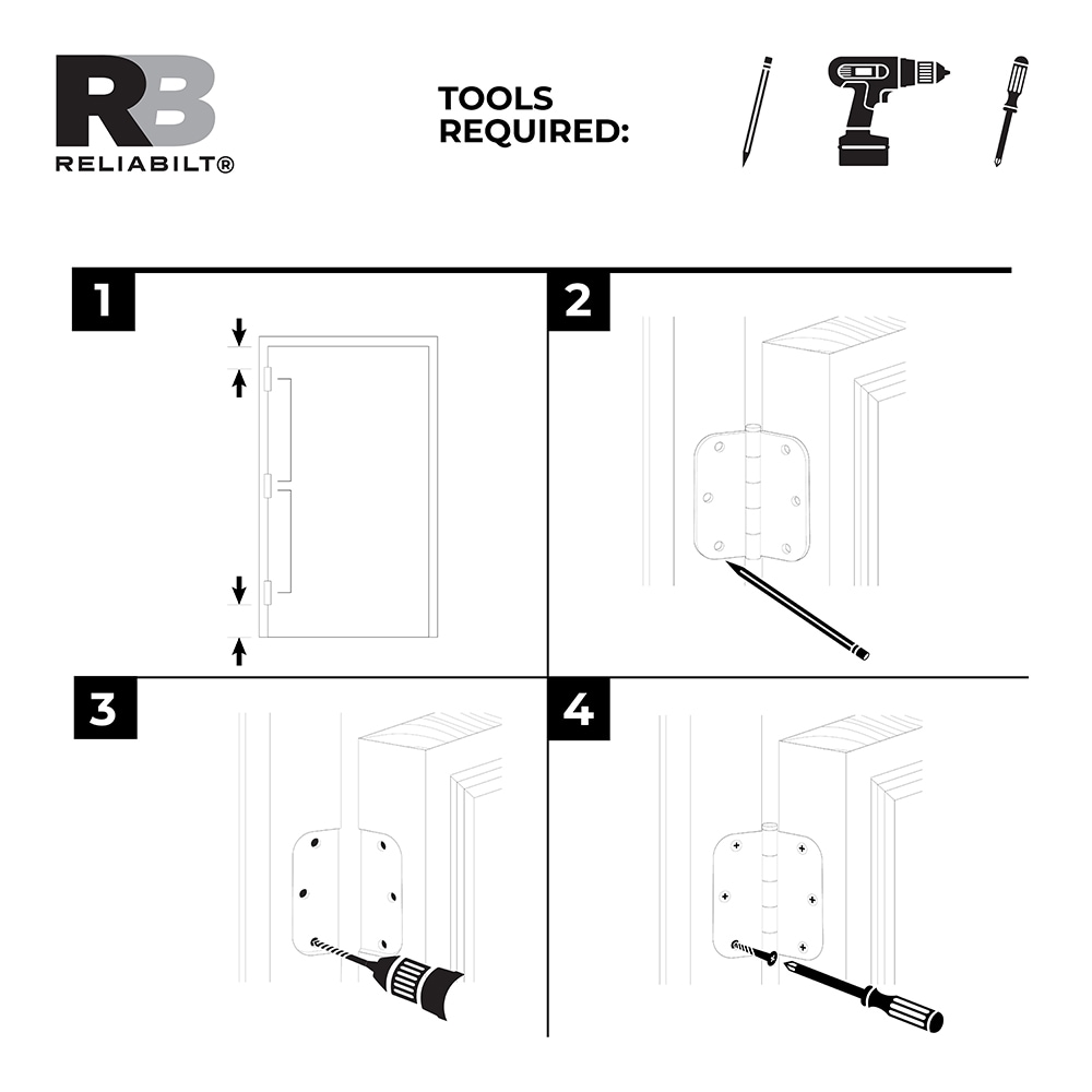 RELIABILT 605663 Entry-Door-Hinges - View #6