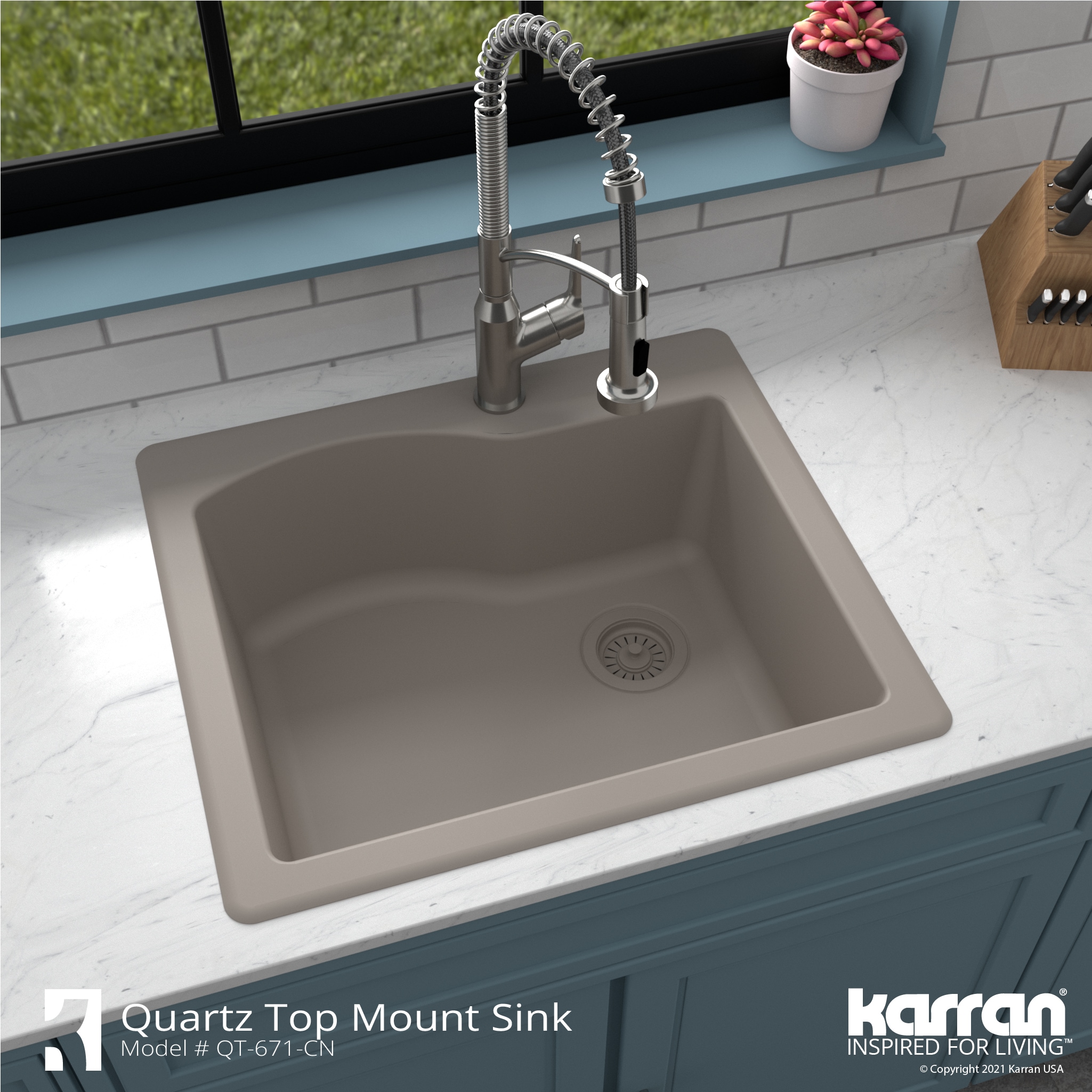Karran QT-671-CN Kitchen-Sinks - View #6