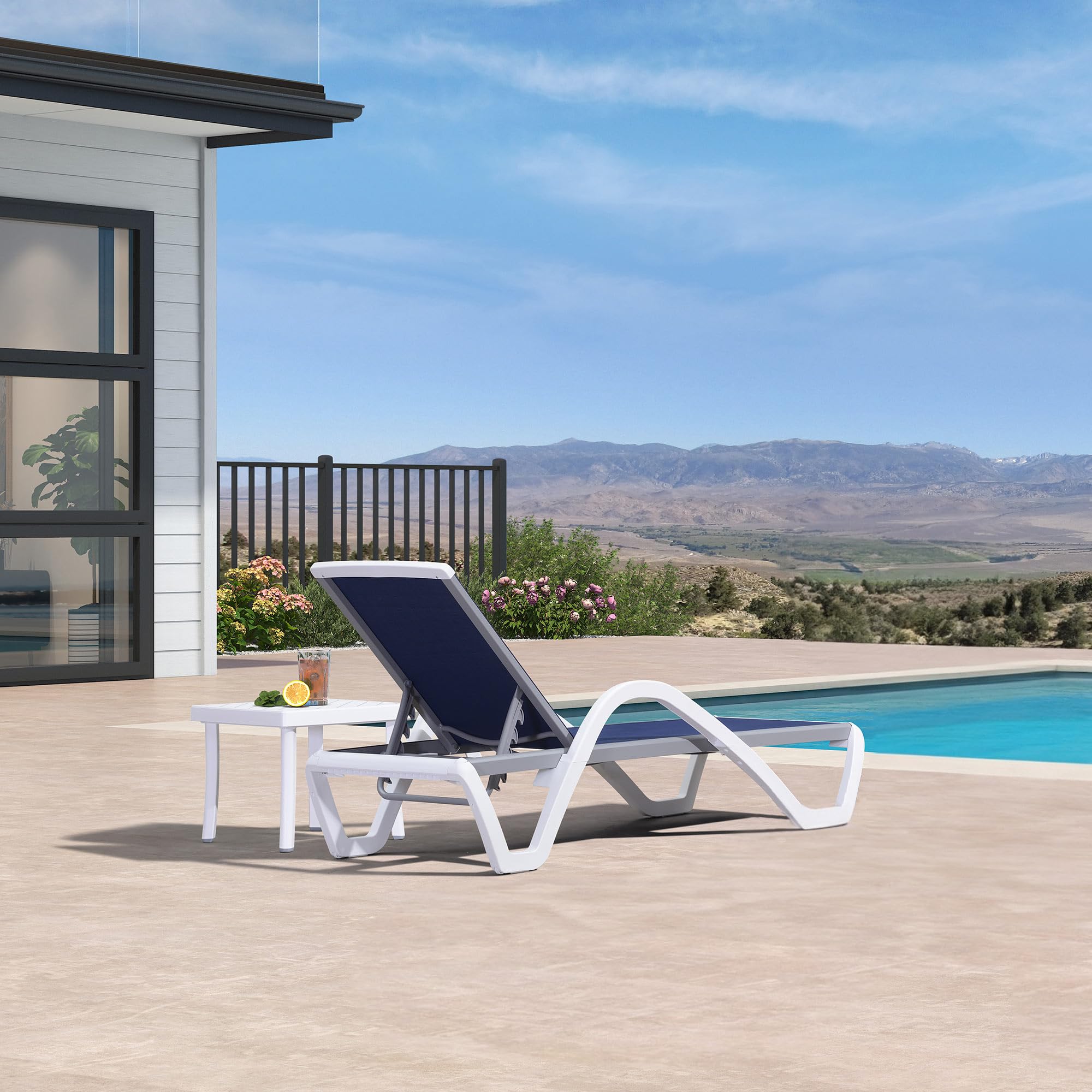 PURPLE LEAF LS04-ARM-AW-BW Patio-Chairs - View #3