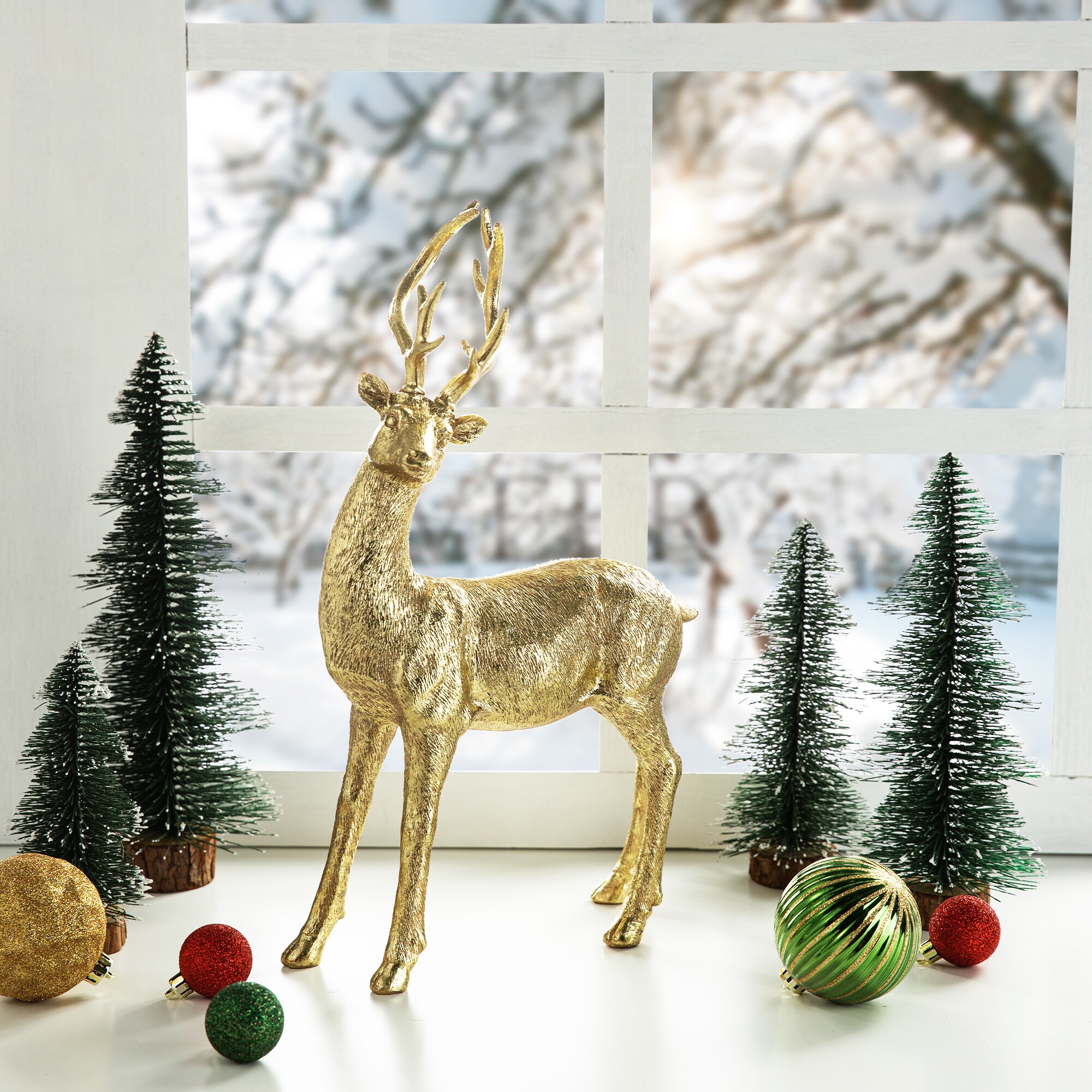 Glitzhome 2038500012 Table-Christmas-Decorations - View #5
