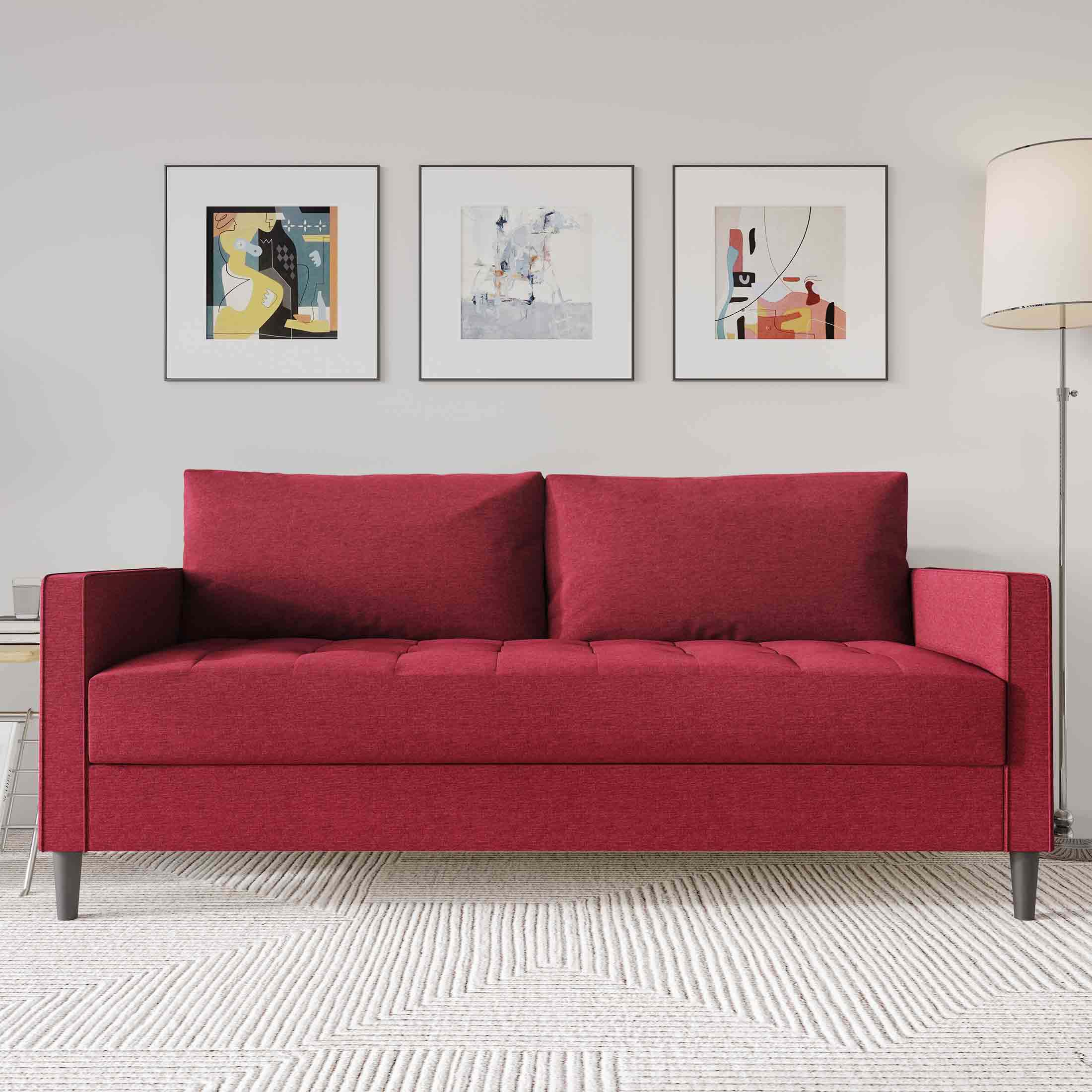 ChaletPosh C373SF-RD-LN Sofas-Loveseats - View #3