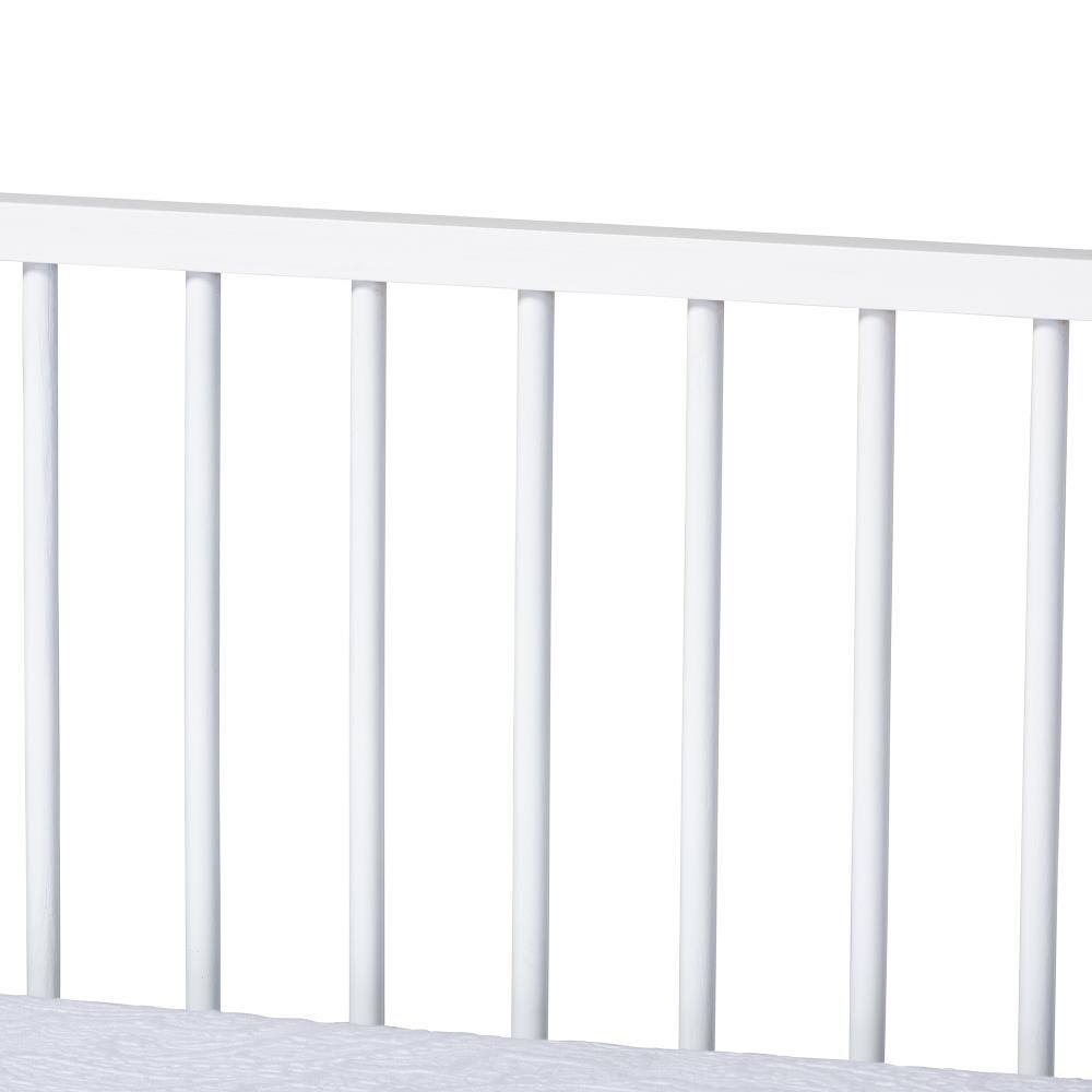 Baxton Studio Renata Twin Daybed in White - Classic Traditional Style ...