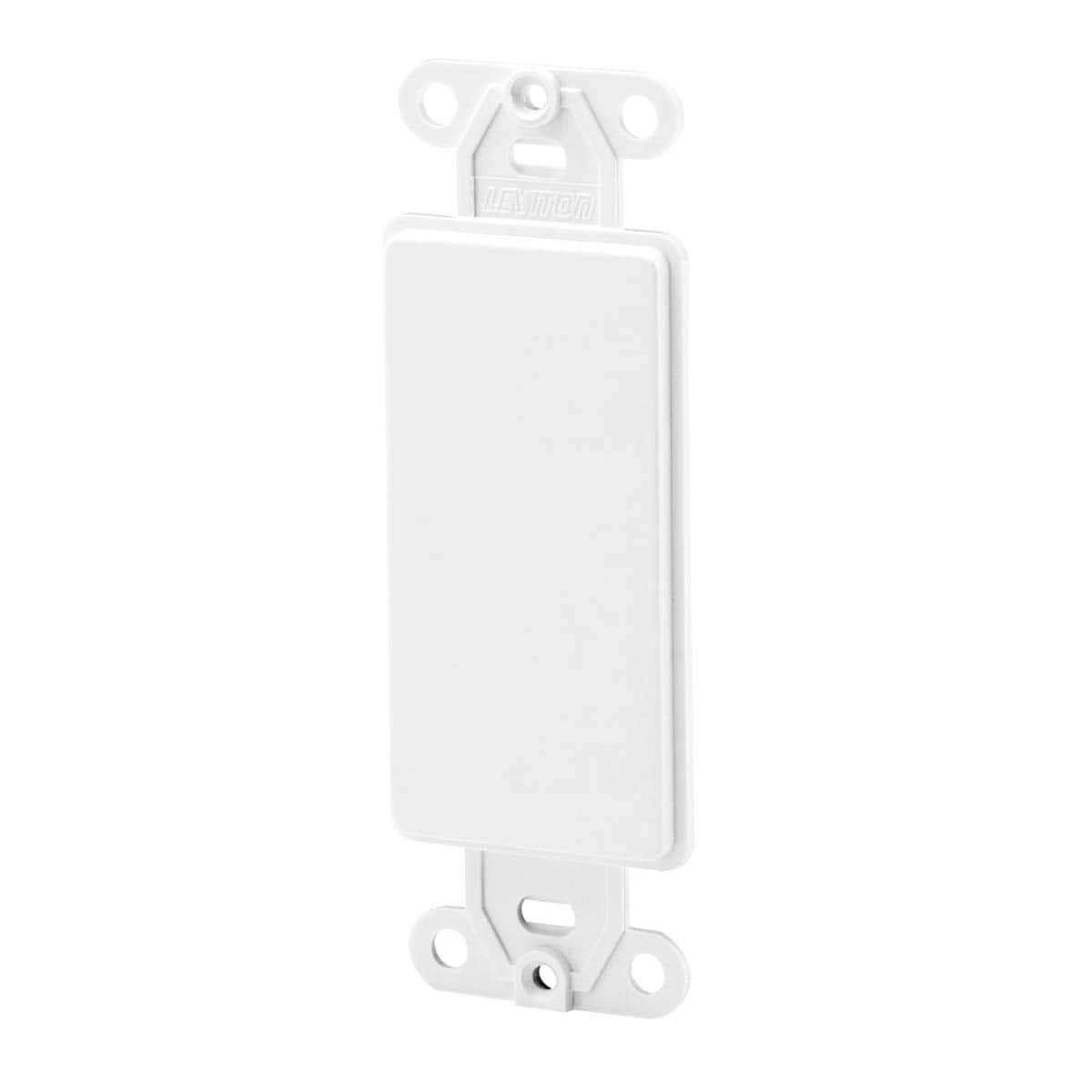 Leviton Decora Blank Adapter Plate with Mounting Screws - White - Model 80414-W #80414-W