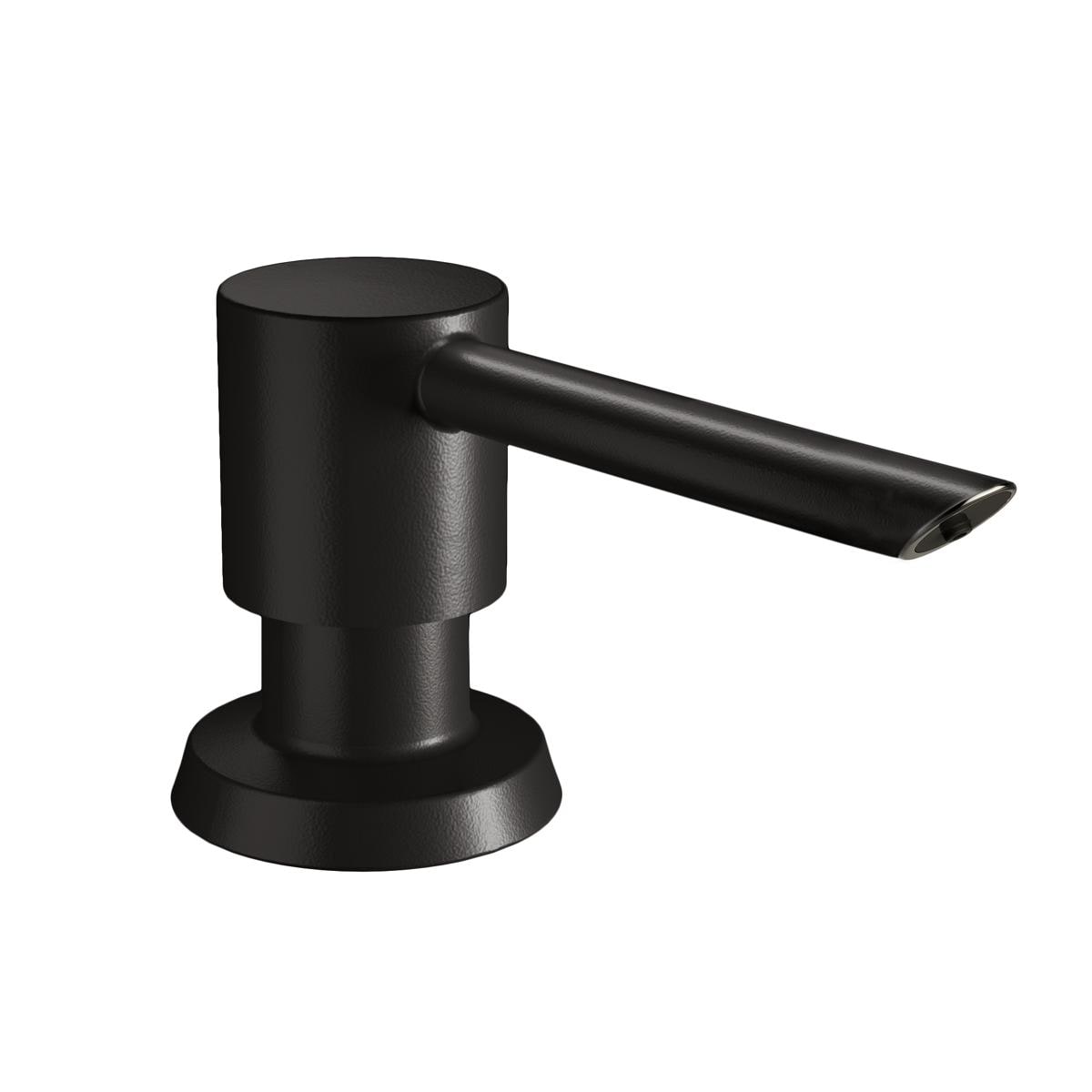 Elkay Matte Black 10-oz Capacity Deck-mount Soap and Lotion Dispenser ...