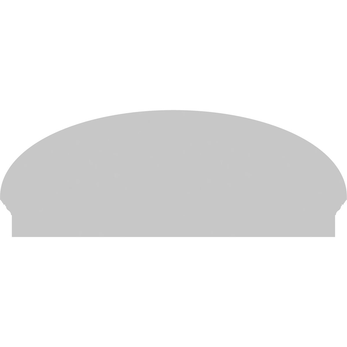 Ekena Millwork PEDPC048X190ELL01 Exterior-Window-Trim - View #5