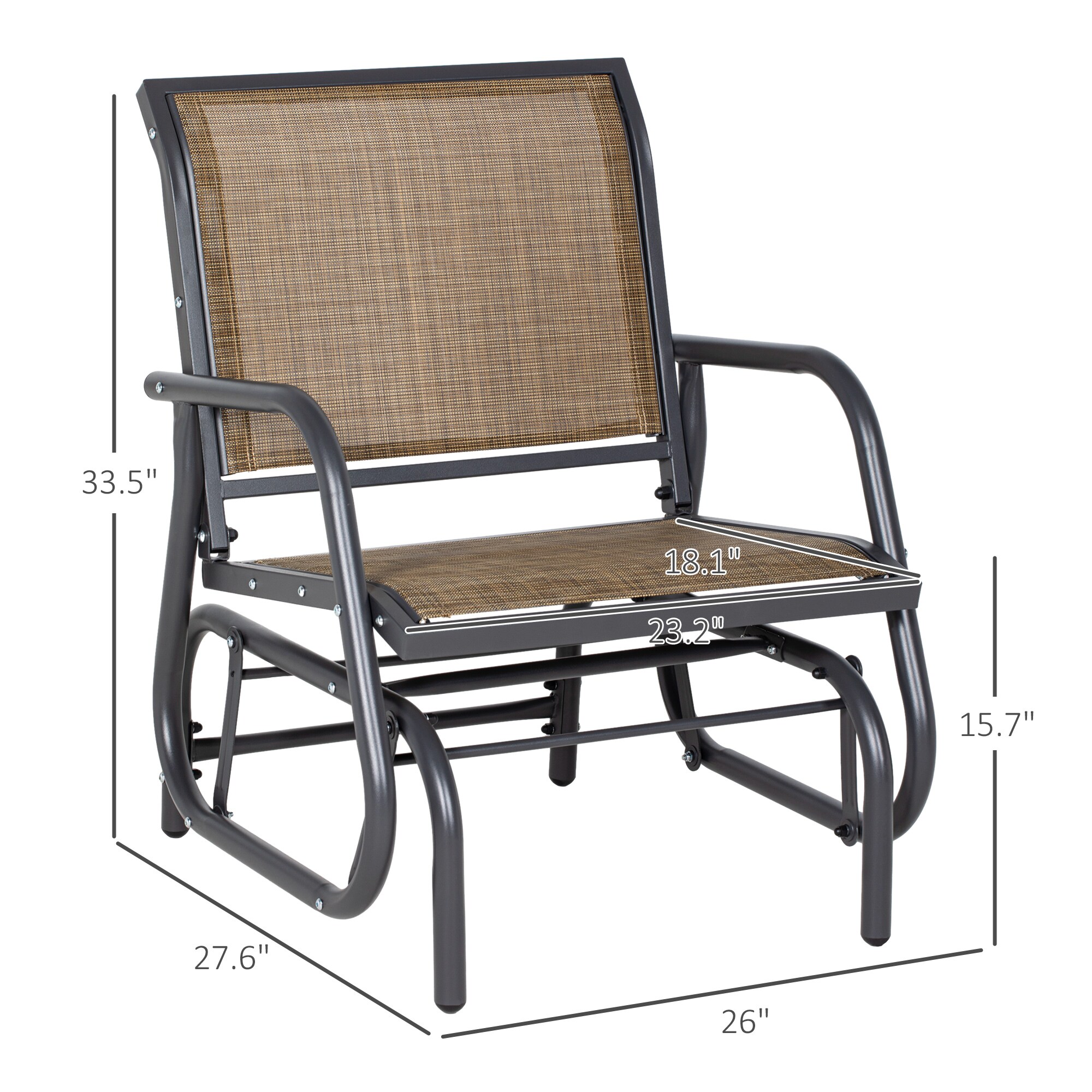 Outsunny 84A-148V01LN Patio-Chairs - View #3