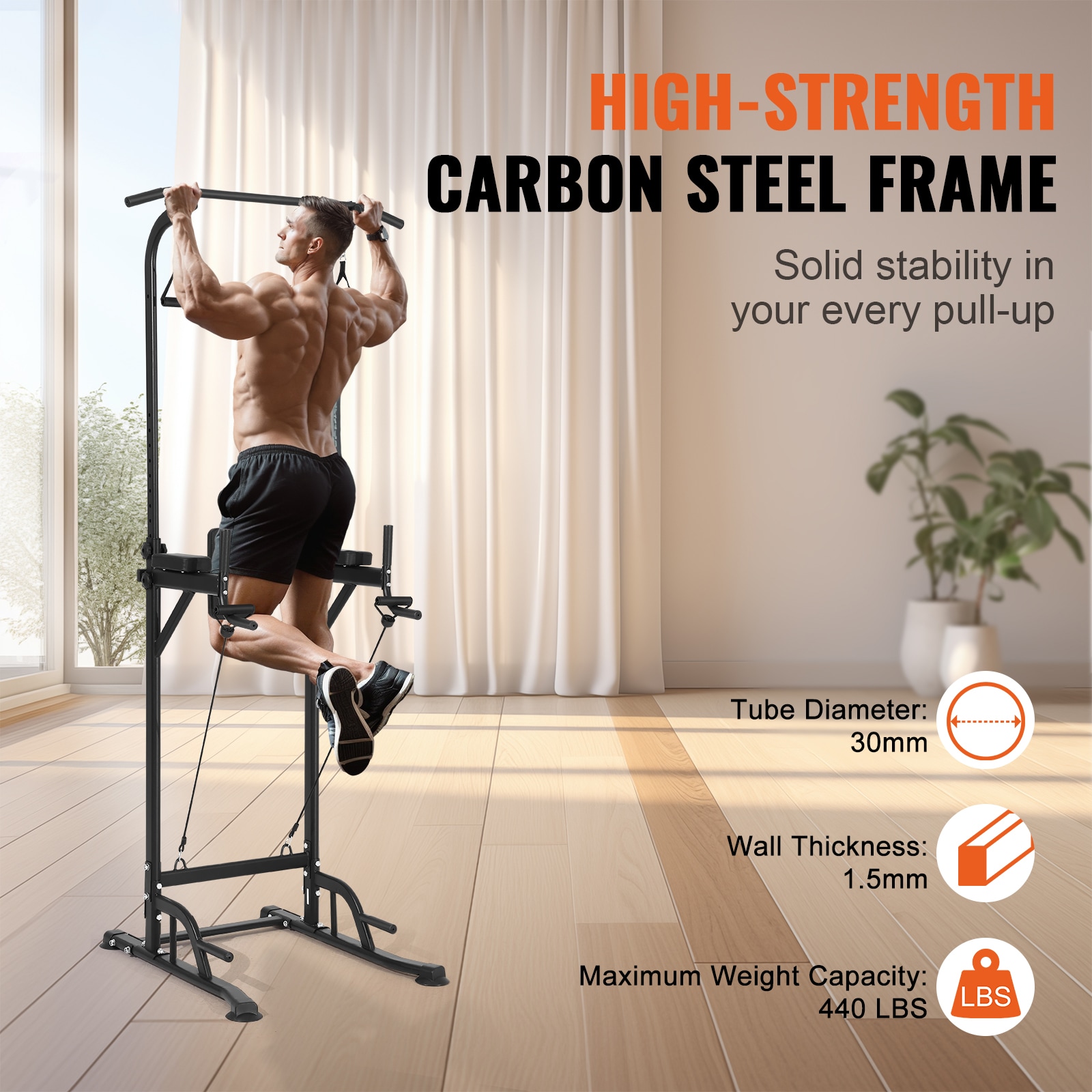 VEVOR DGNYTXSJDZDKIFTU7V0 Pull-up-Push-up-Bars - View #3