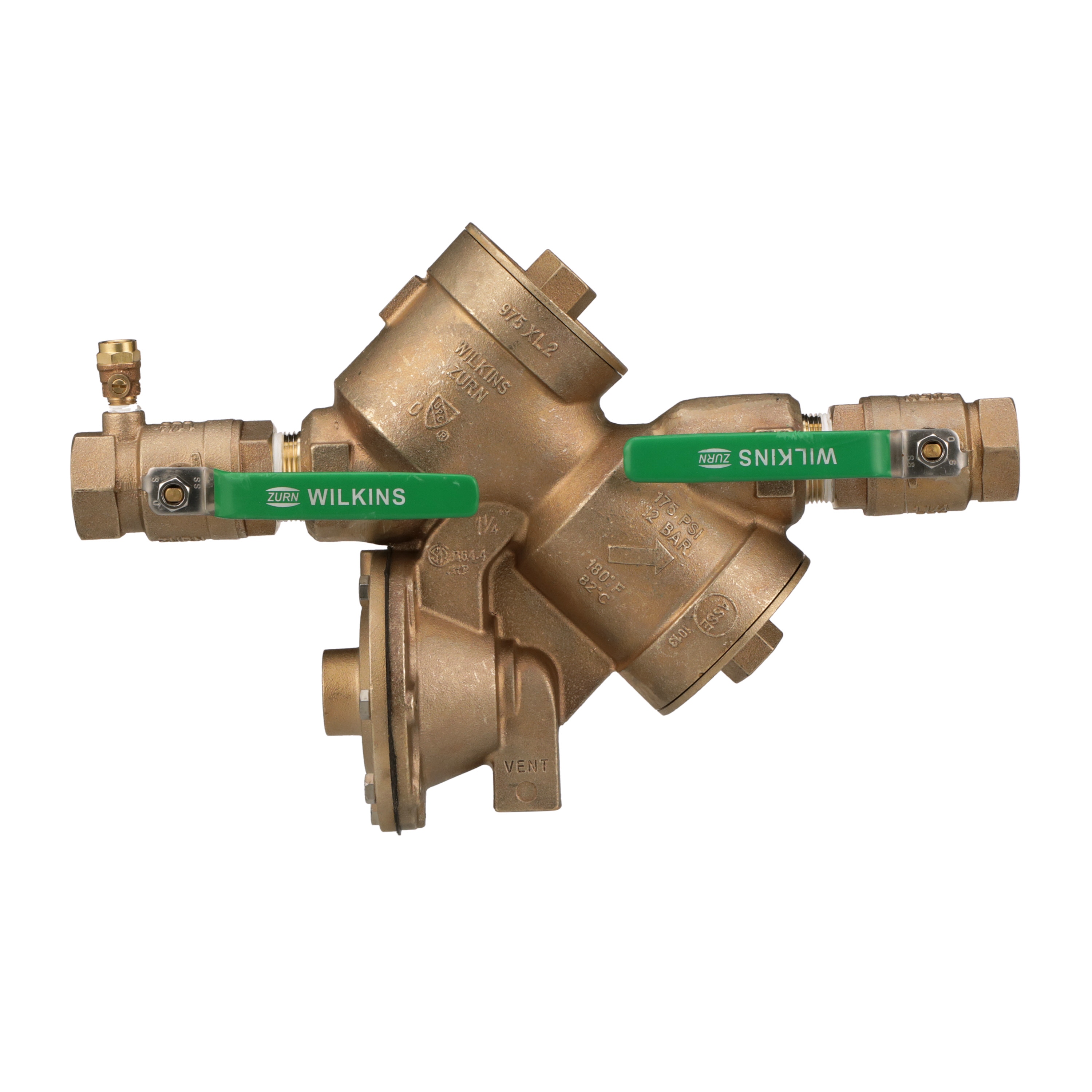 Model 975XL2 Bronze Fnpt 1-1/4-in Reduced Pressure Backflow Preventer | - Zurn Wilkins 114-975XL2