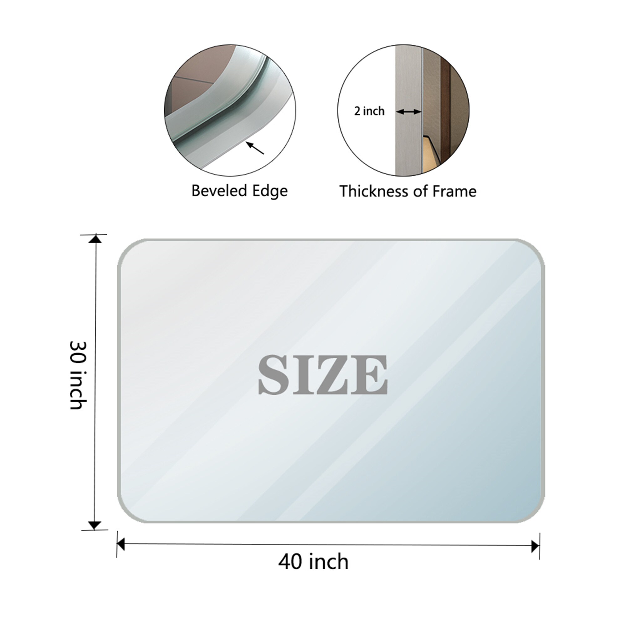 BABOOM BOM-1126976-OR Framed-Bath-Mirrors - View #3