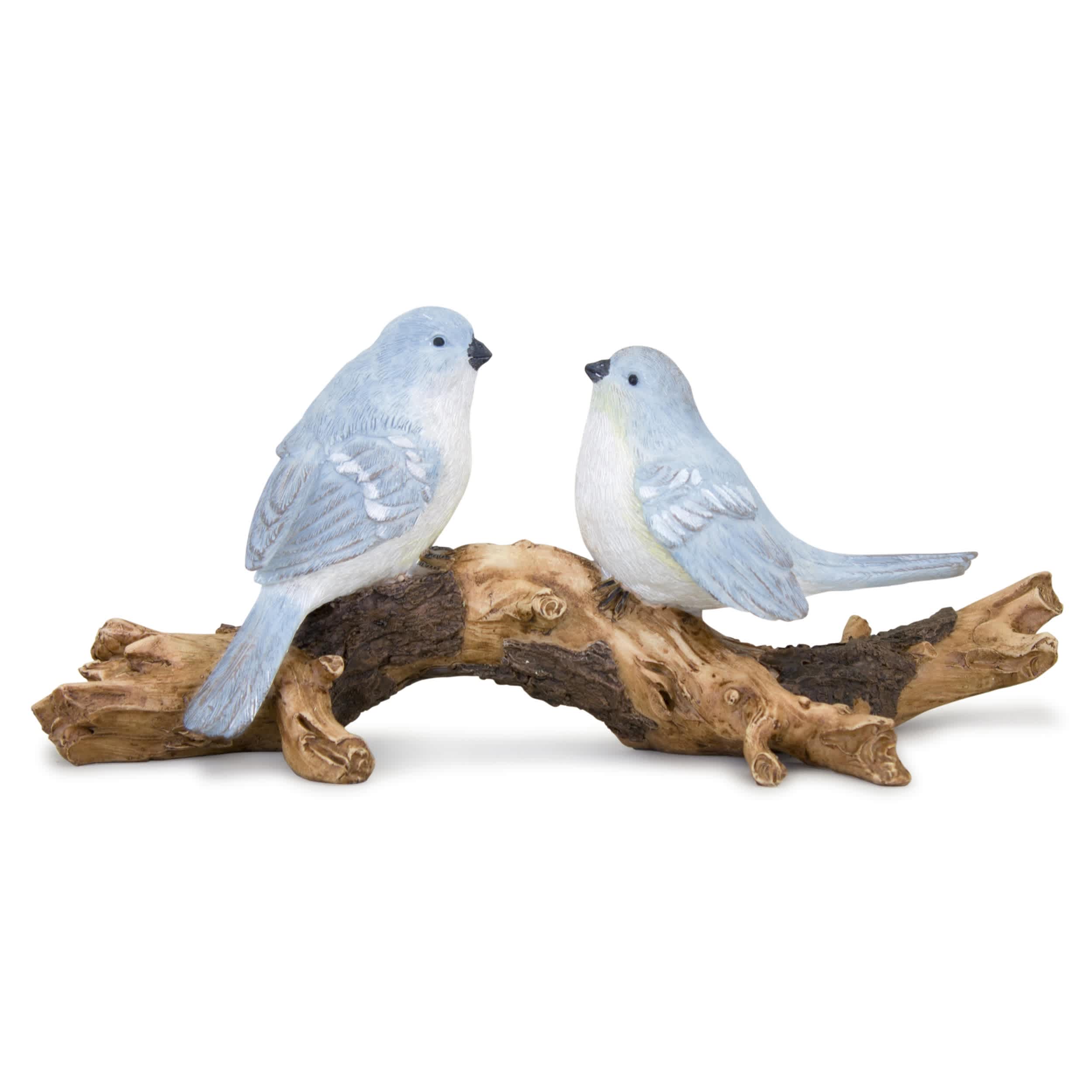 Melrose International 82407DS Birds on Branch 9.5L x 4H Resin