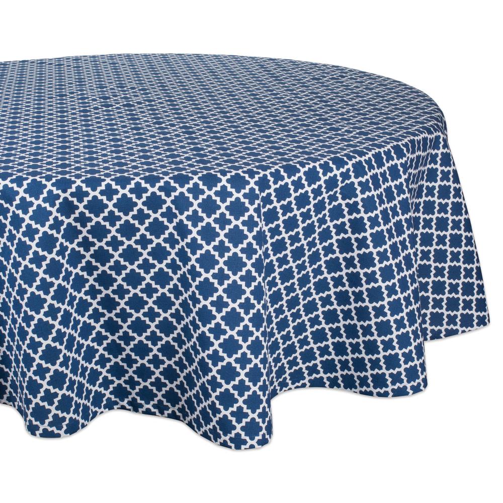 DII CAMZ10472 Nautical Blue Tablecloth