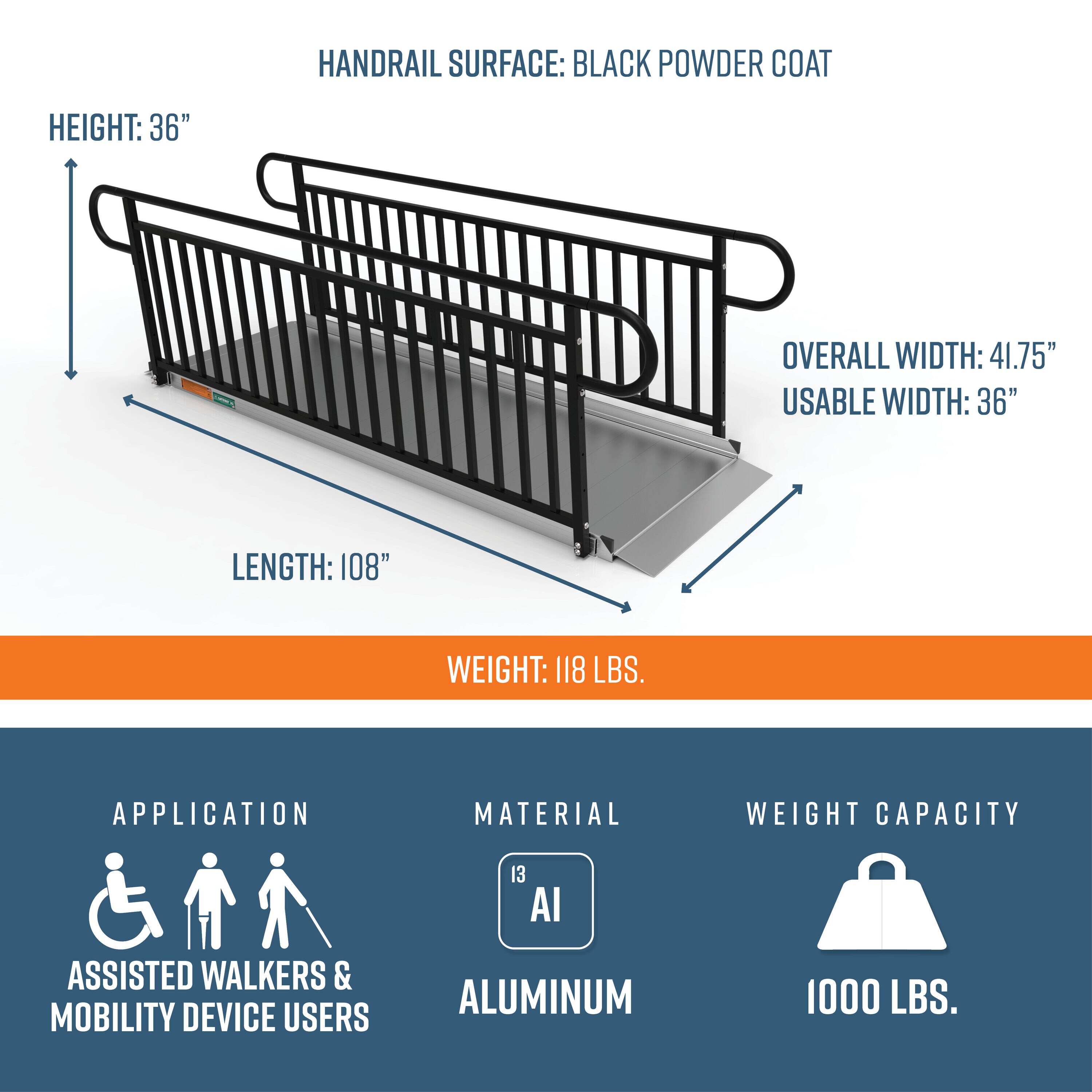 EZ-ACCESS G3G 09VPBLK Access-Ramps - View #3