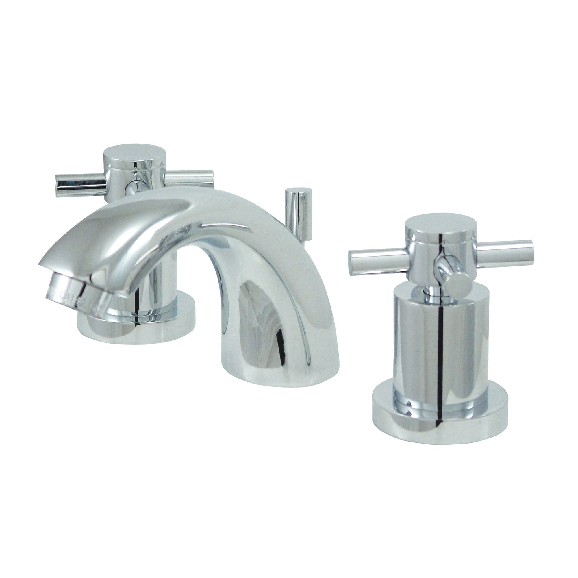 Elements of Design ES2951DX Concord Chrome 4-in centerset 2-handle Low-arc Residential Handle Bathroom Sink Faucet with Drain