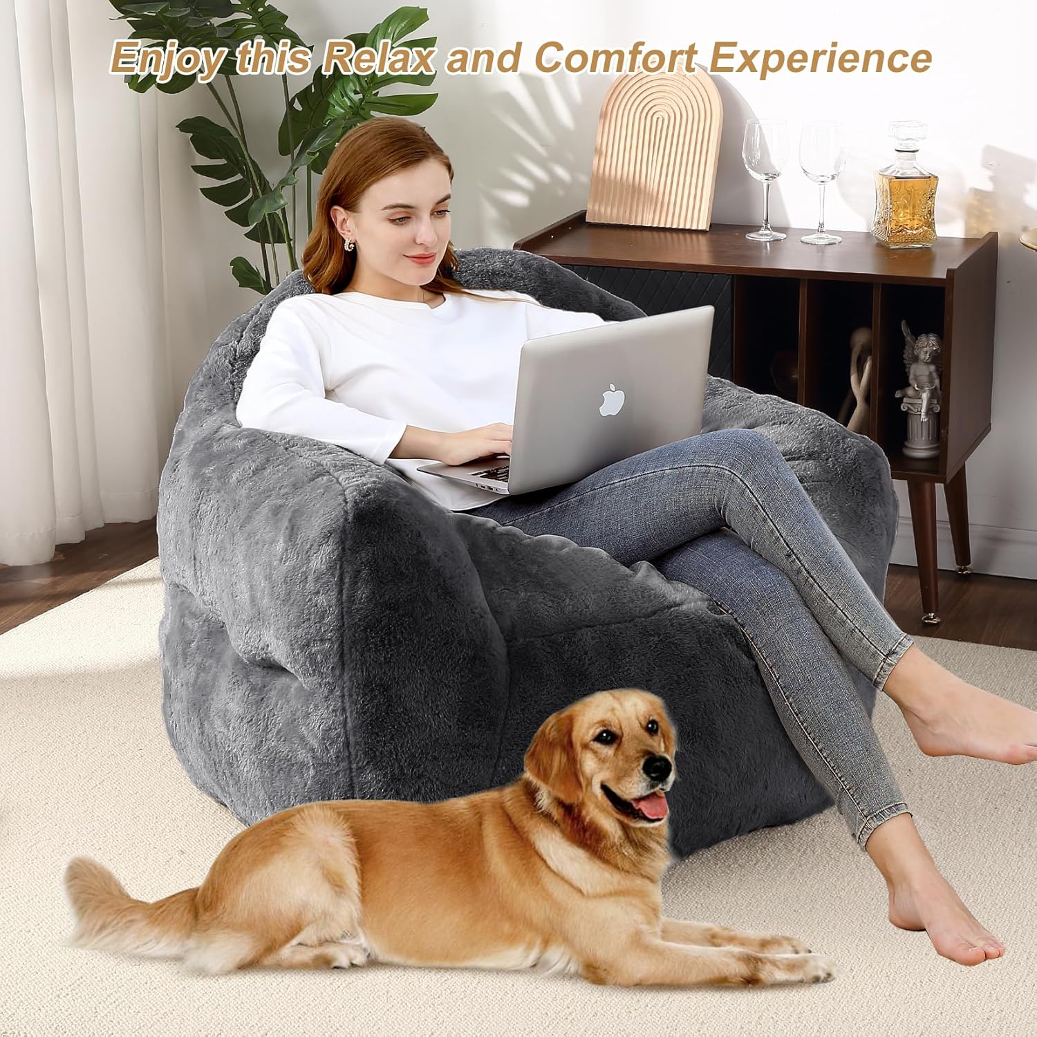 WhizMax PD-PHO-0ZGCF7E8 Bean-Bag-Chairs - View #3