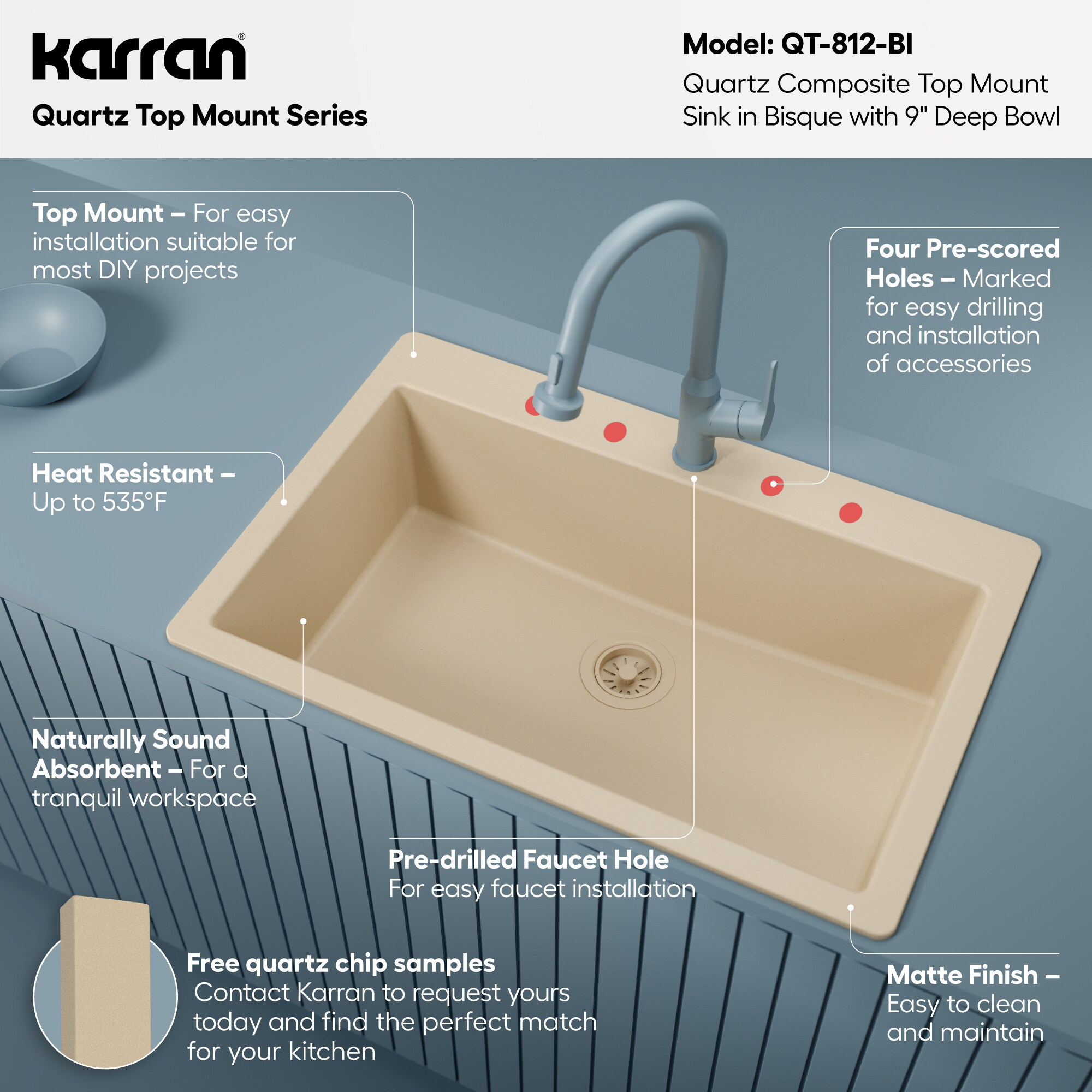Karran QT-812-BI Kitchen-Sinks - View #5