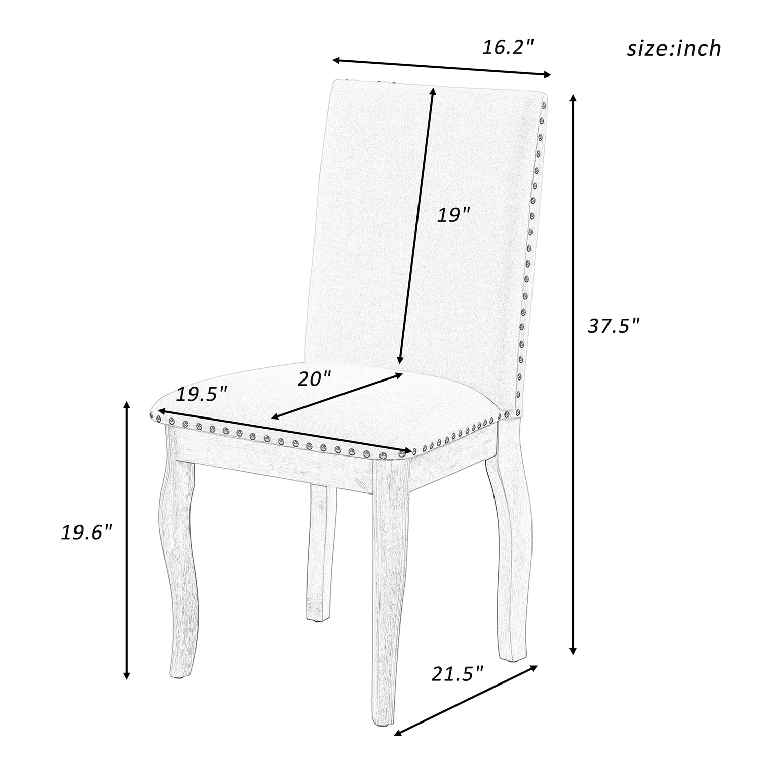 SINOFURN SYA010107BG Dining-Chairs - View #6