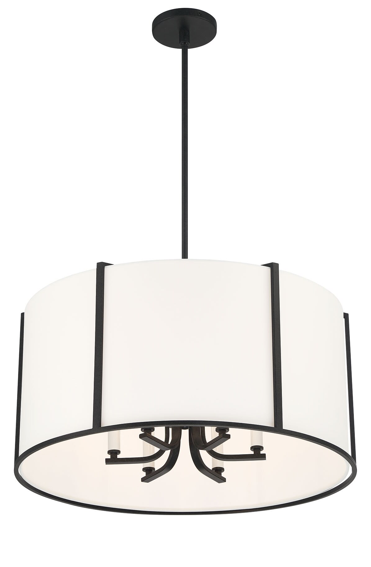 Crystorama CAR-9206-BK Pendant-Lights - View #3