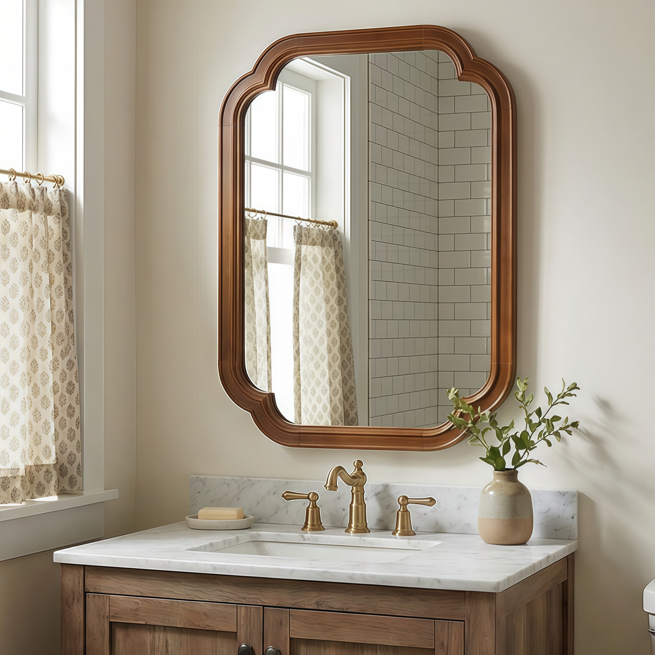 JUSHUA FL-3P455260 Framed-Bath-Mirrors - View #3