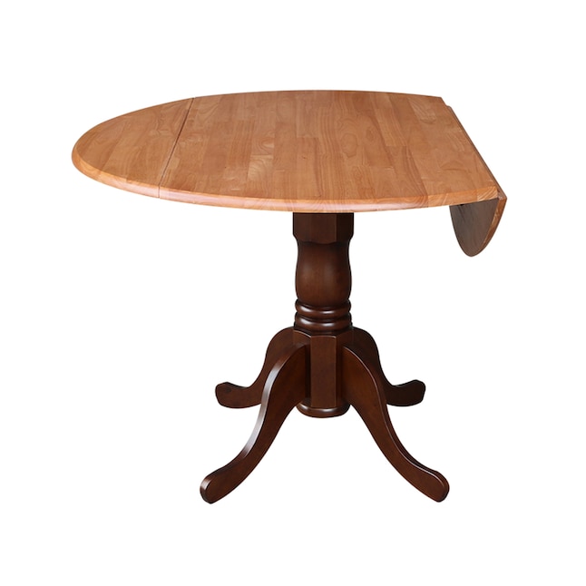 Cinnamon Wood Base In The Dining Tables, Small Round Drop Leaf Kitchen Table And Chairs