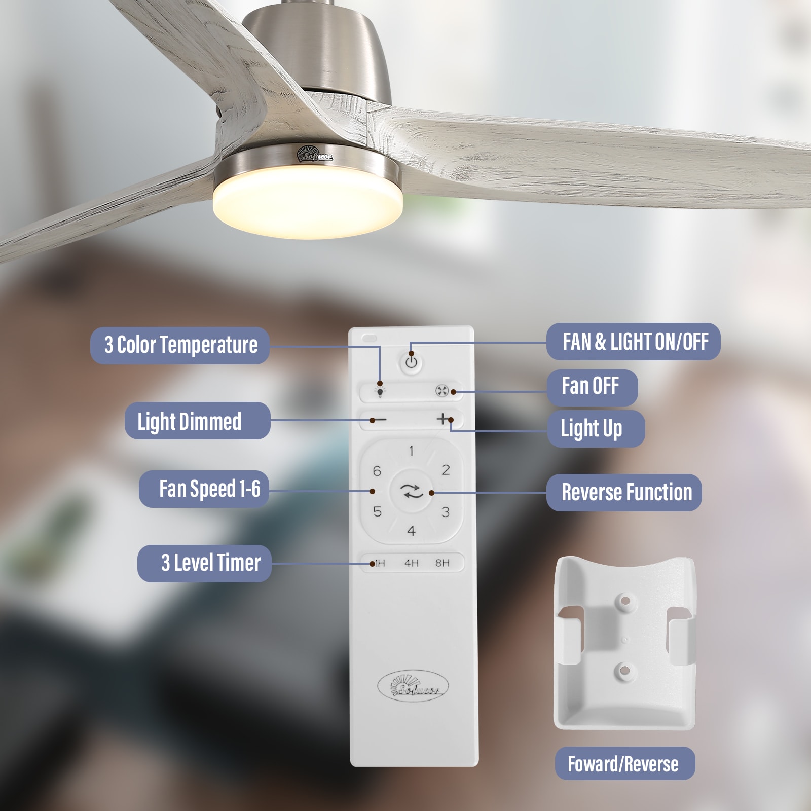Sofucor LS-56K001-BN-HMW-60W Ceiling-Fans - View #4
