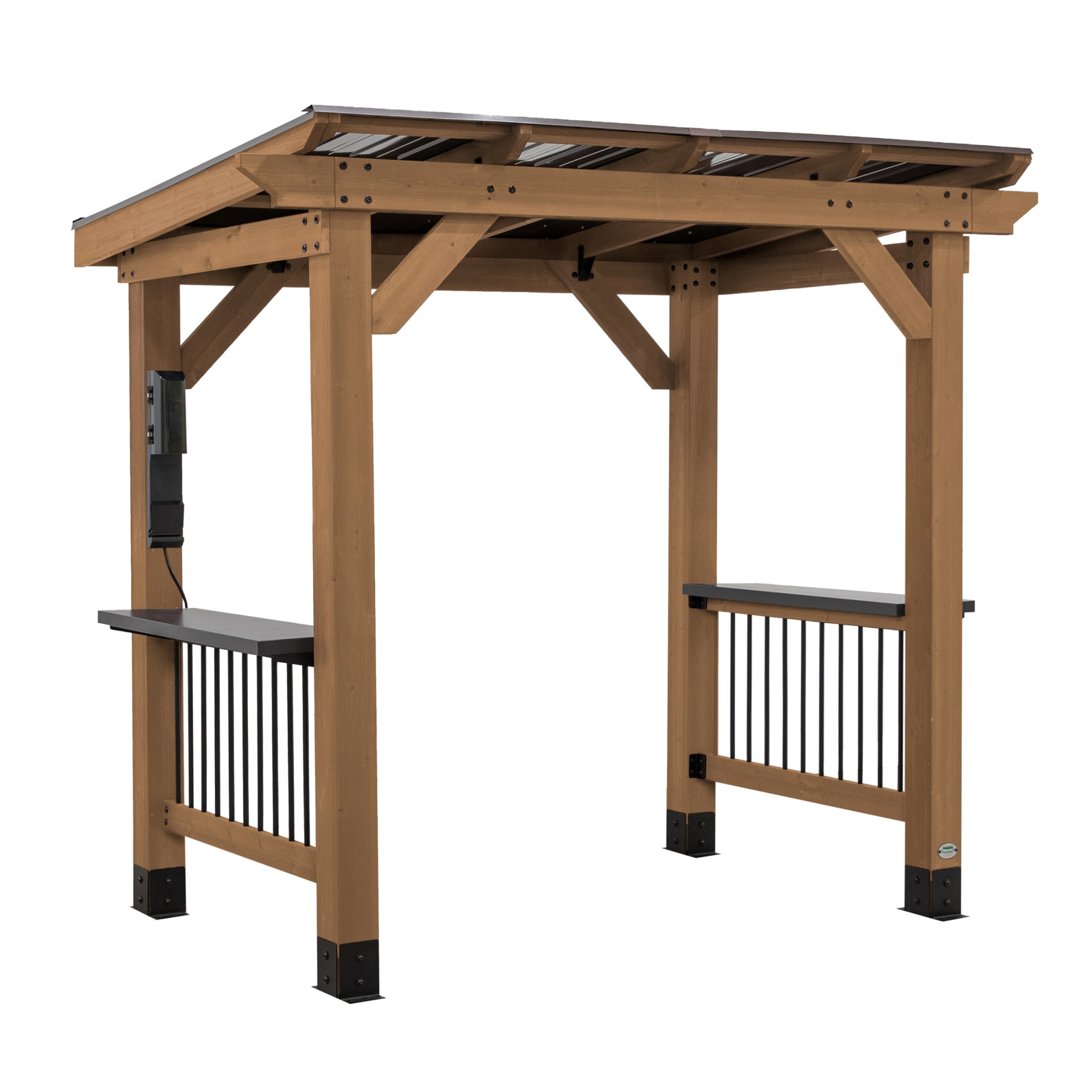 Backyard Discovery 2104617COM Wood-Resin-Gazebos - View #2