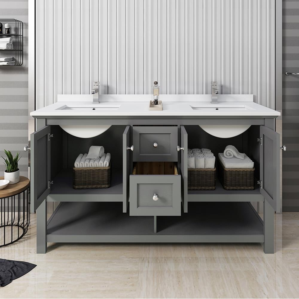 Fresca FCB2360VG-D-CWH-U Bath-Vanity-Combo - View #4