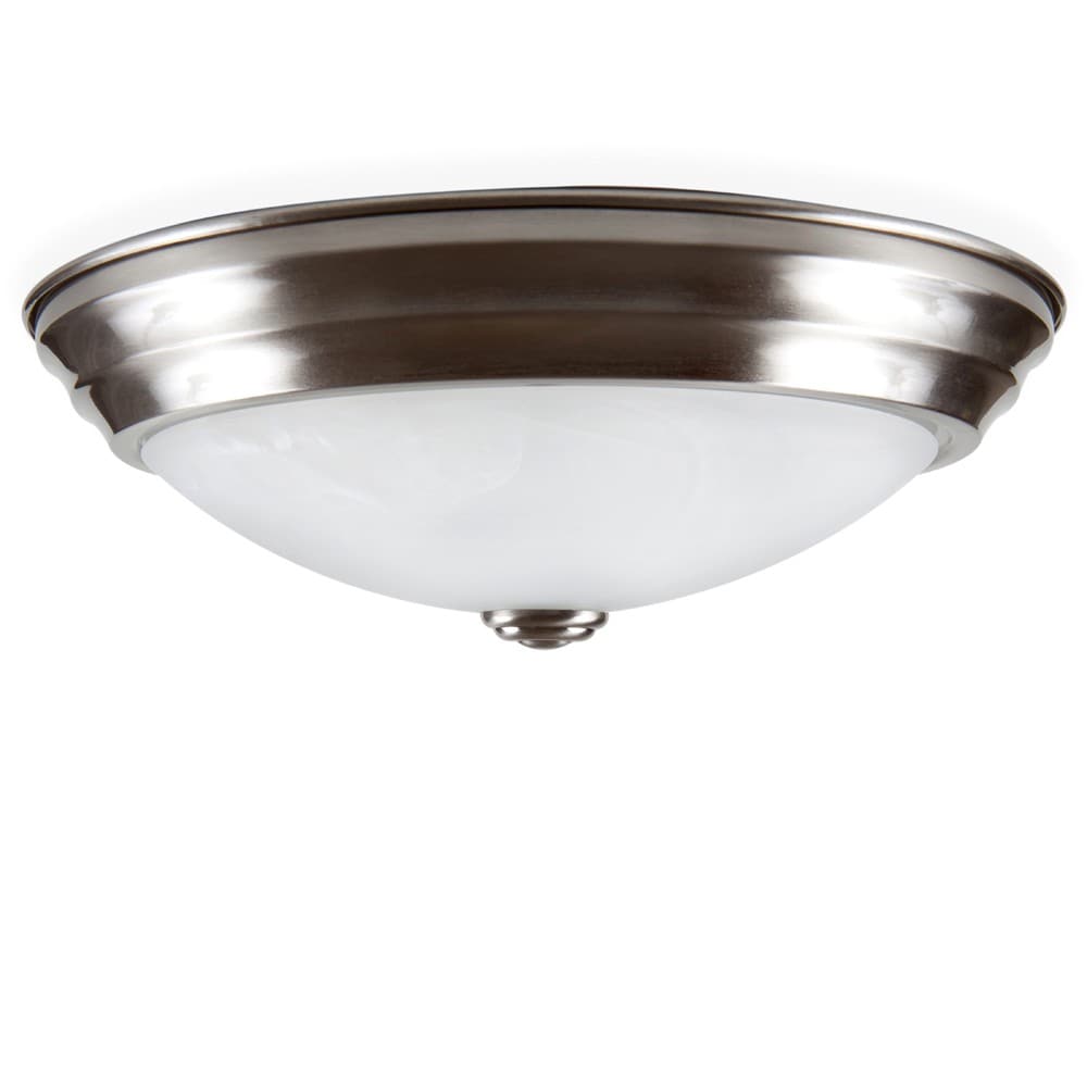 Designers Fountain DF Flush Mount 1-Light 11-in Brushed Nickel LED ...